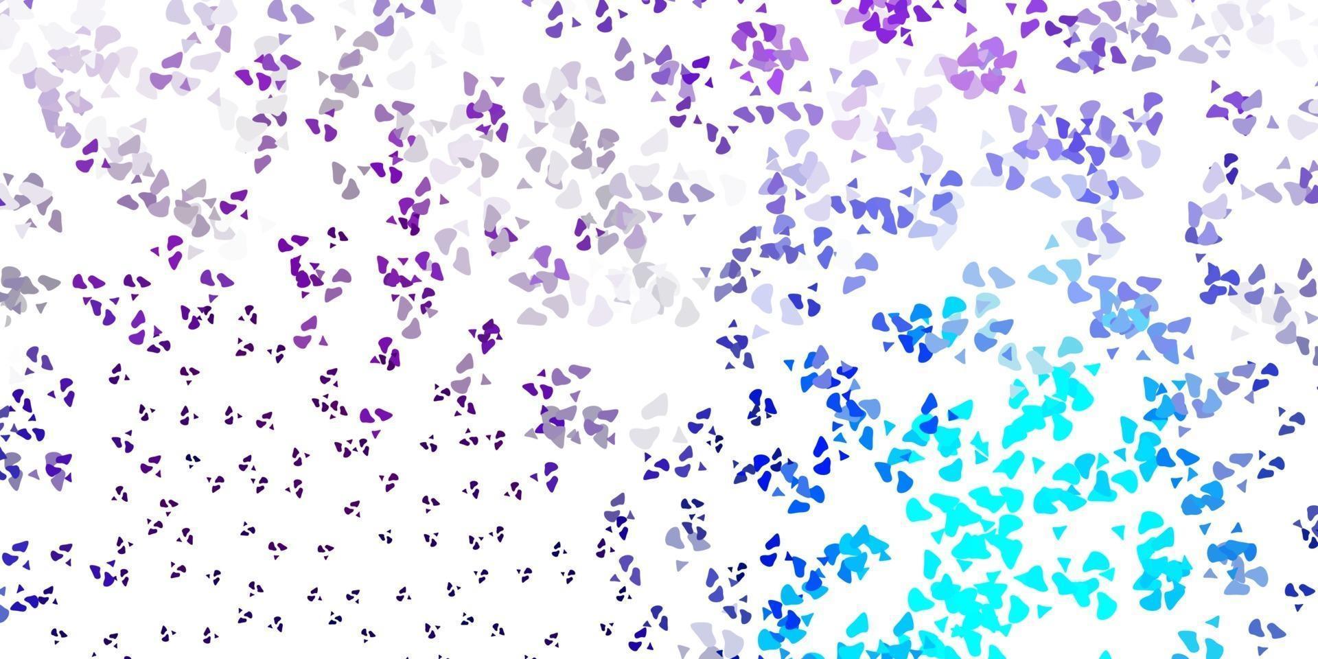 Light pink, blue vector template with abstract forms.
