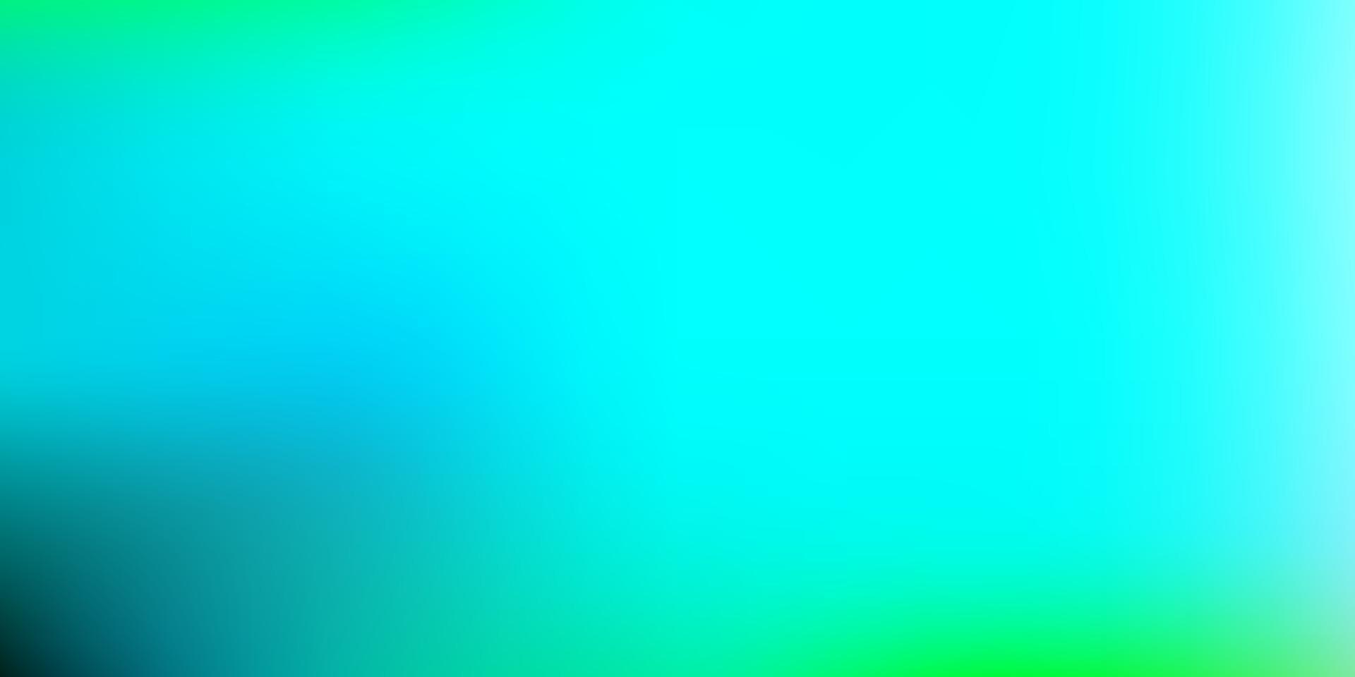 Fondo de desenfoque abstracto de vector azul claro, verde.