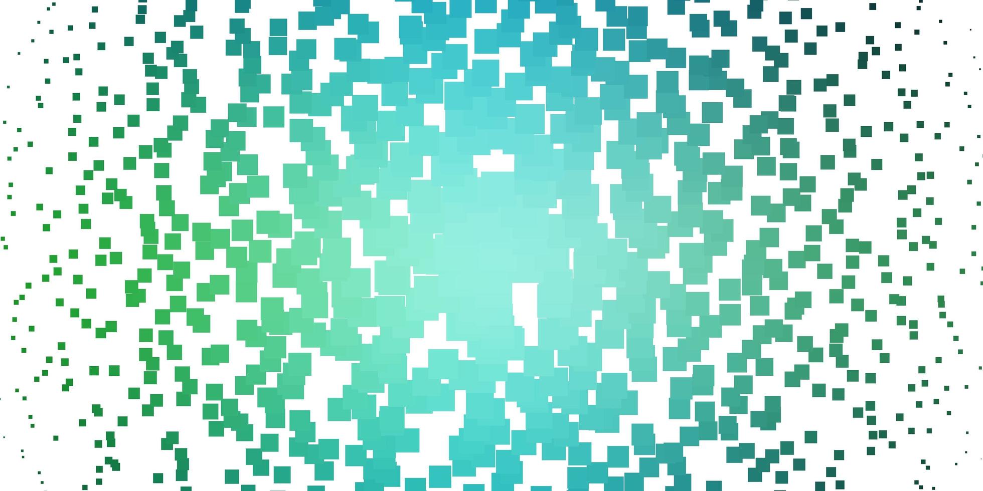 Light Blue, Green vector background with rectangles.