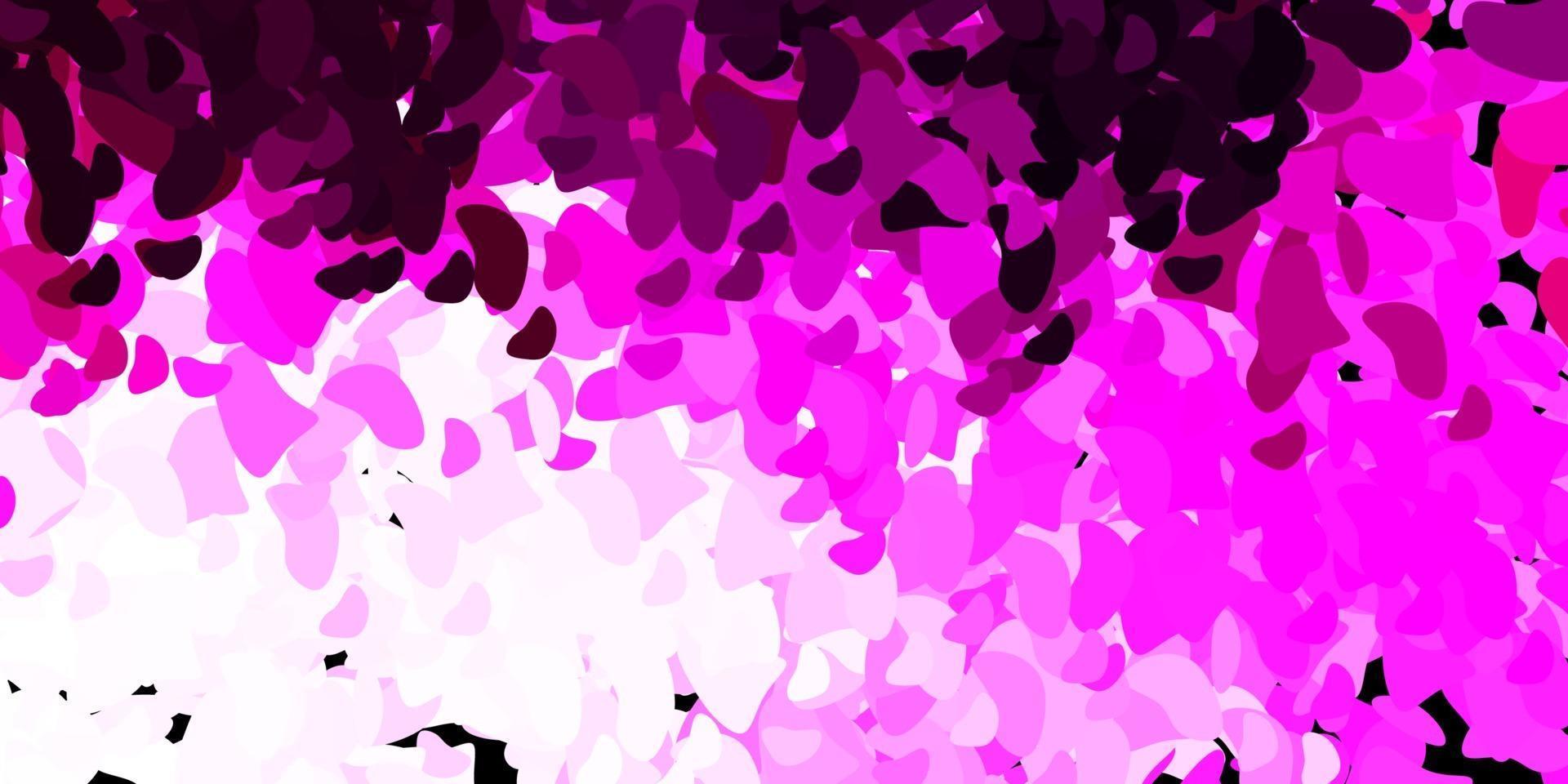 Light pink vector backdrop with chaotic shapes.