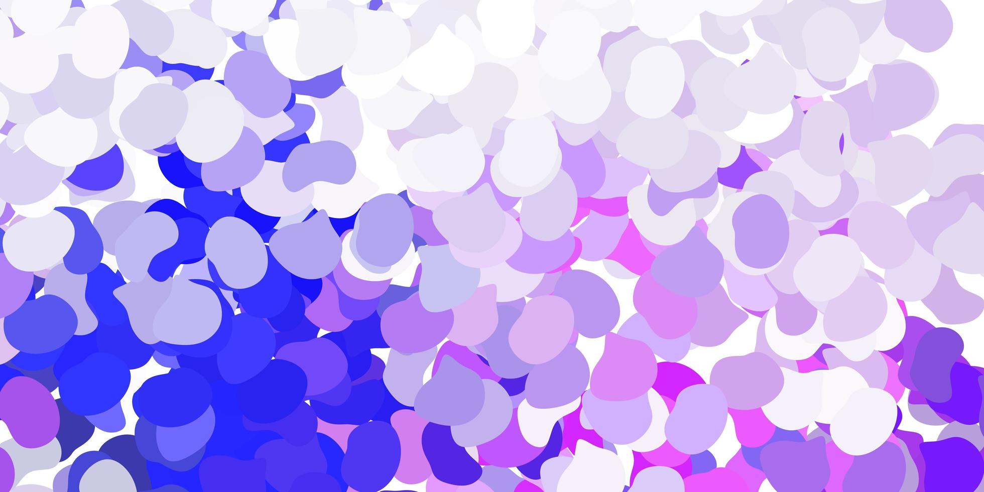 Light pink, blue vector backdrop with chaotic shapes.