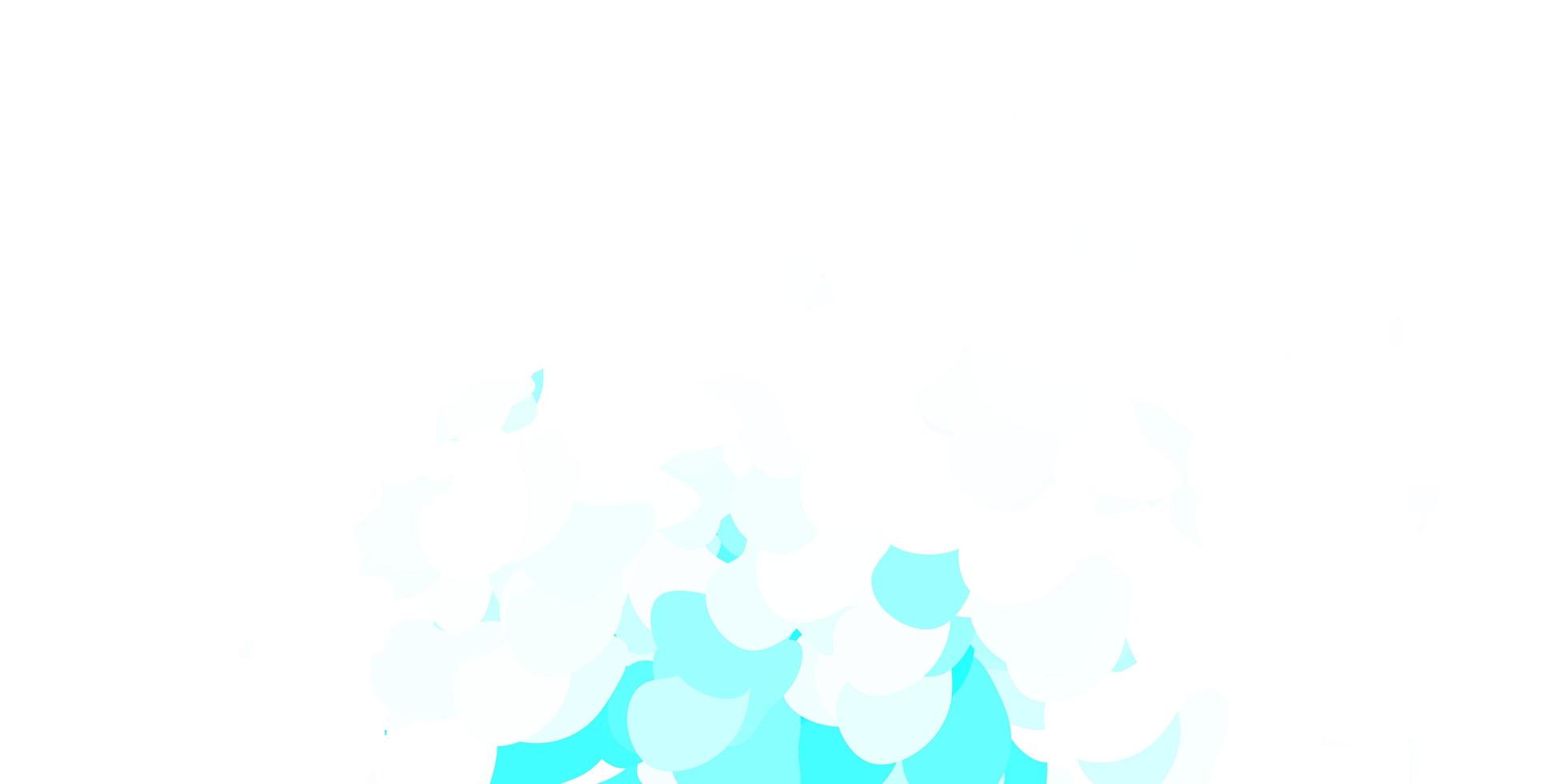 Light pink, blue vector template with abstract forms.