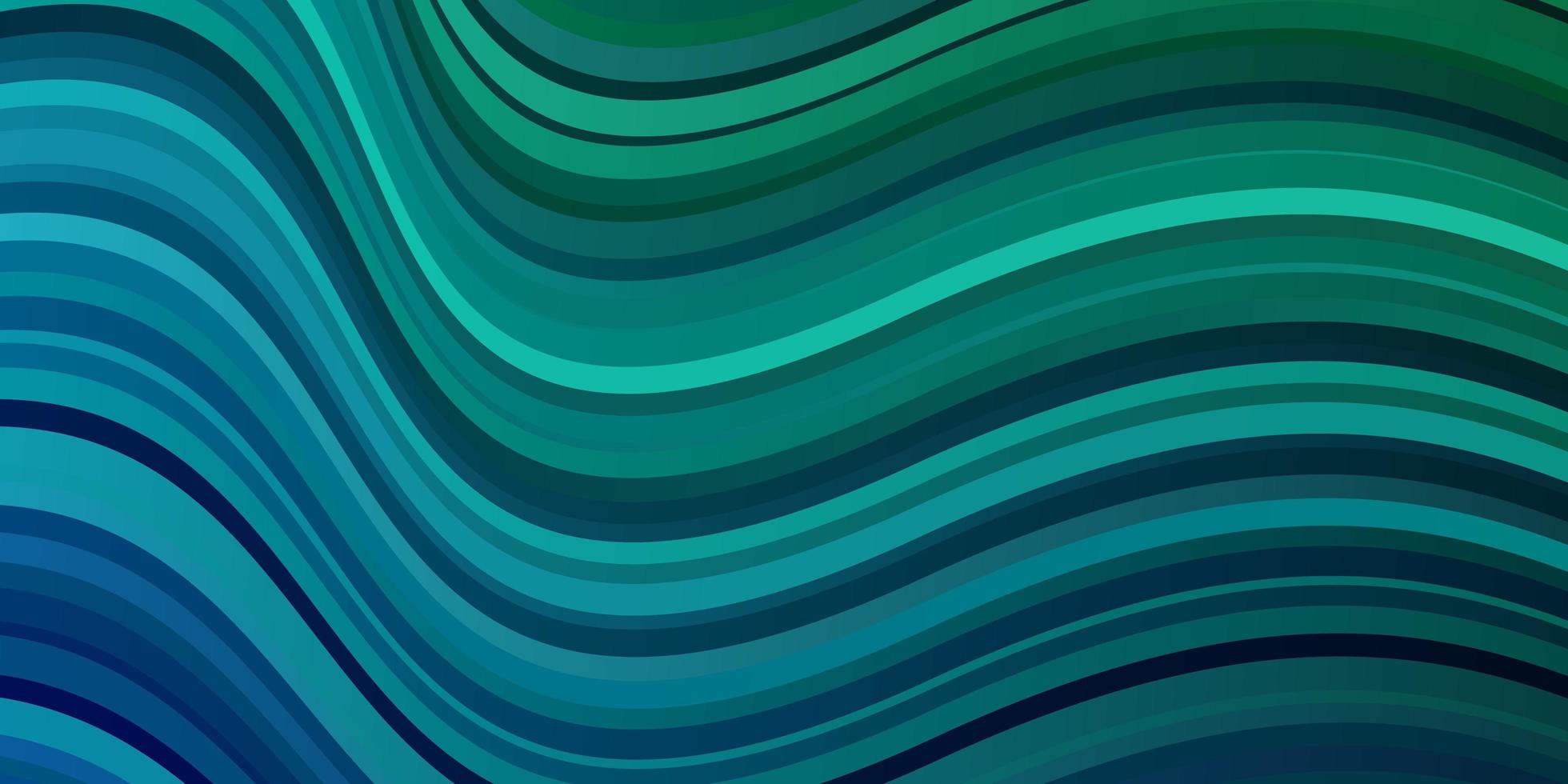 Light Blue, Green vector background with wry lines.