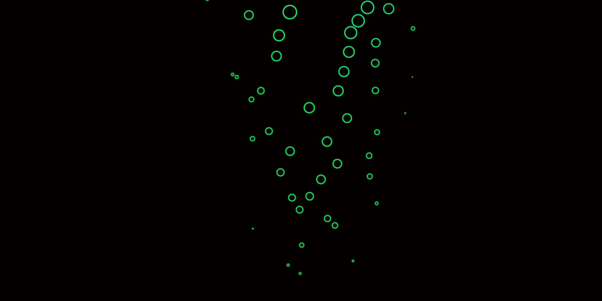Dark Blue, Green vector template with circles.