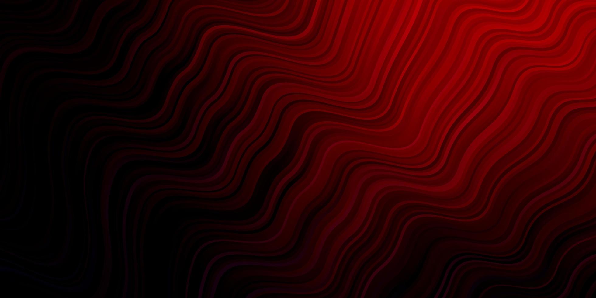 Dark Blue, Red vector texture with curves.