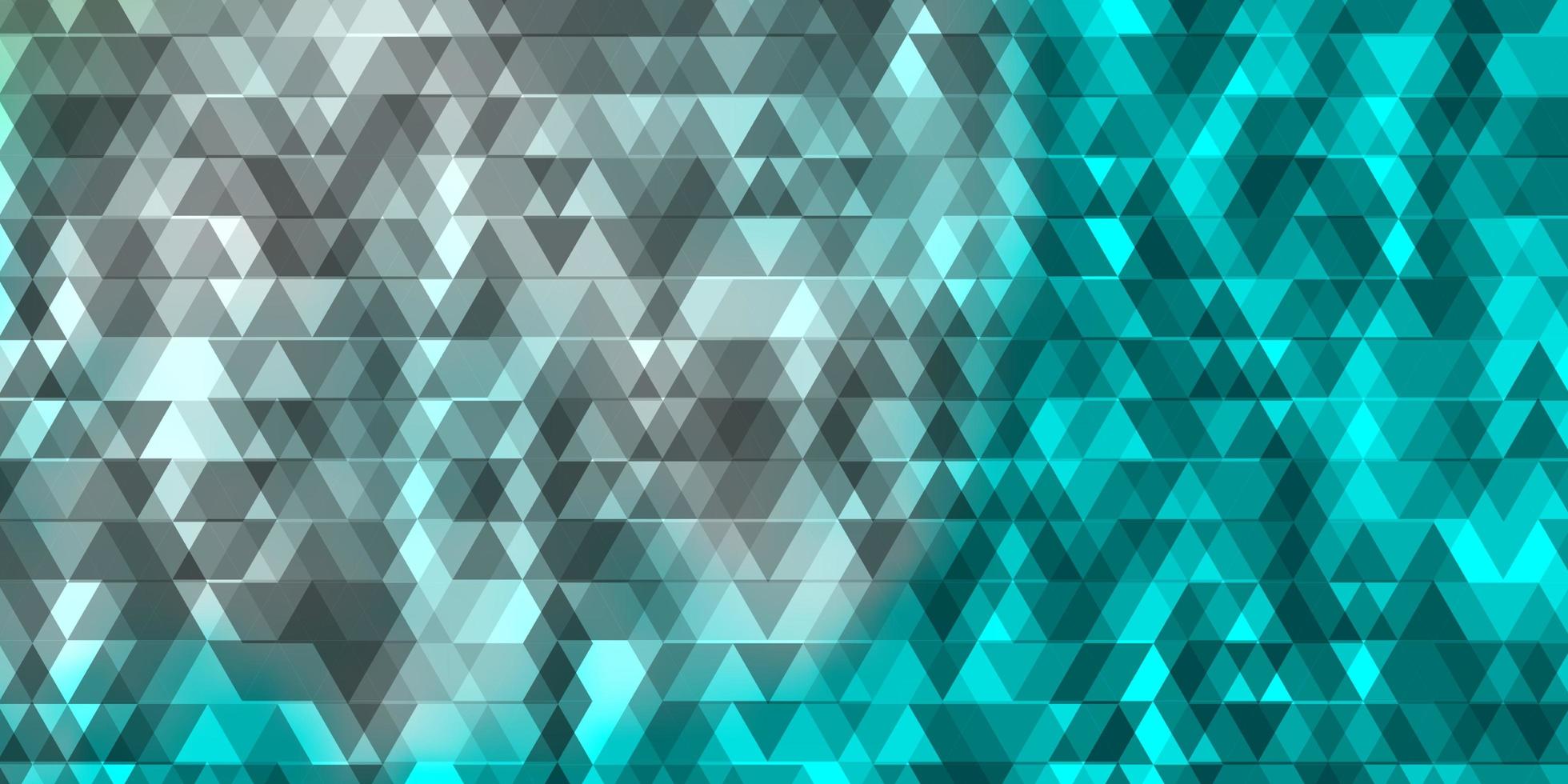 Light Blue, Green vector layout with lines, triangles.