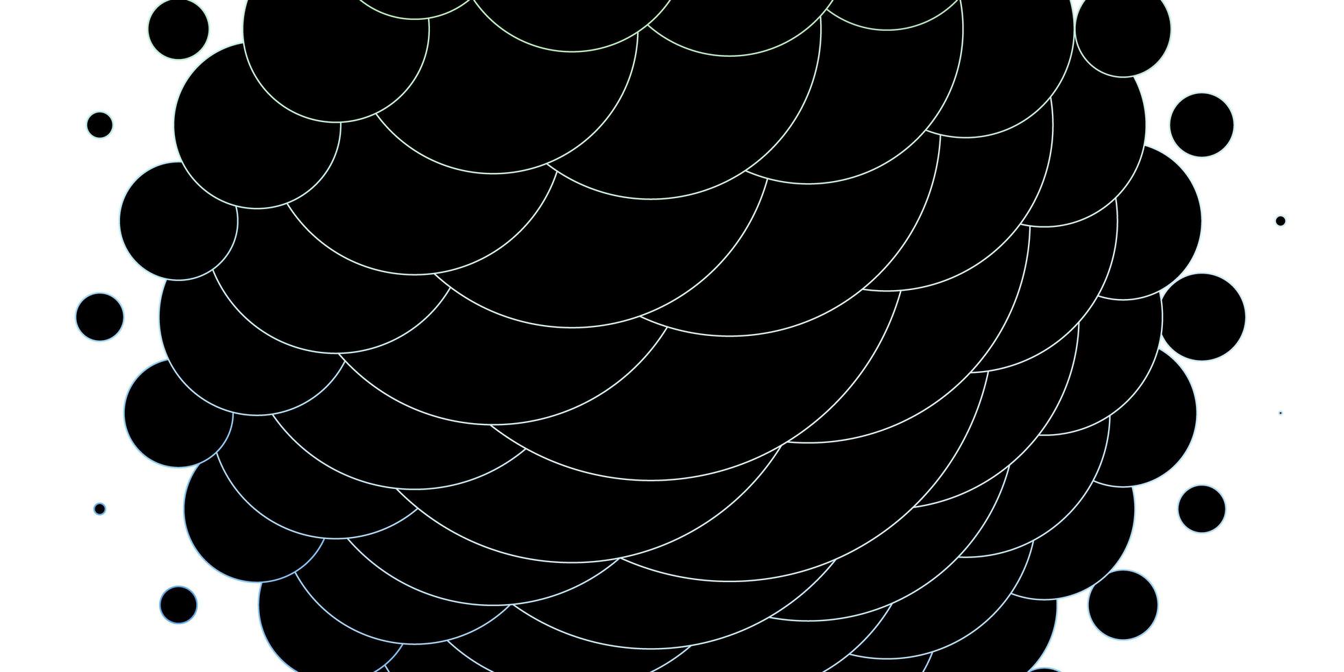 Light Blue, Green vector texture with disks.