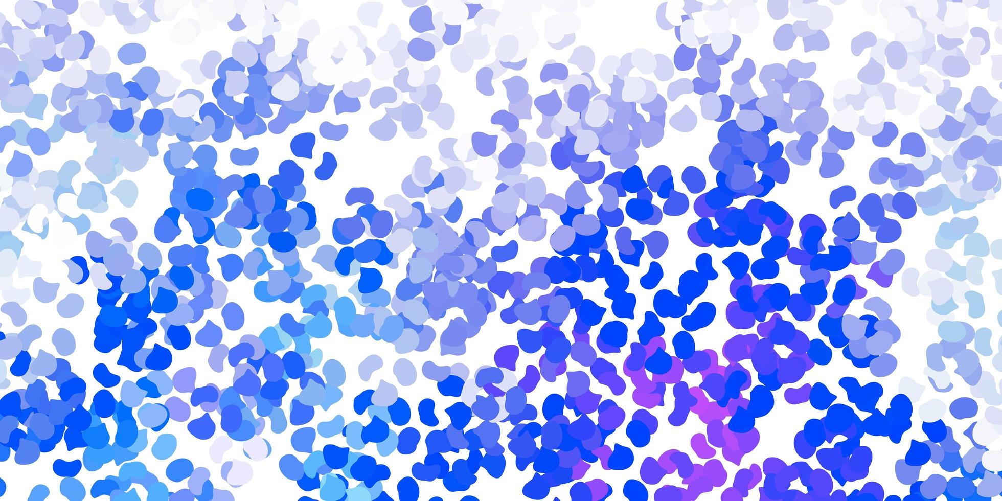 Light pink, blue vector backdrop with chaotic shapes.