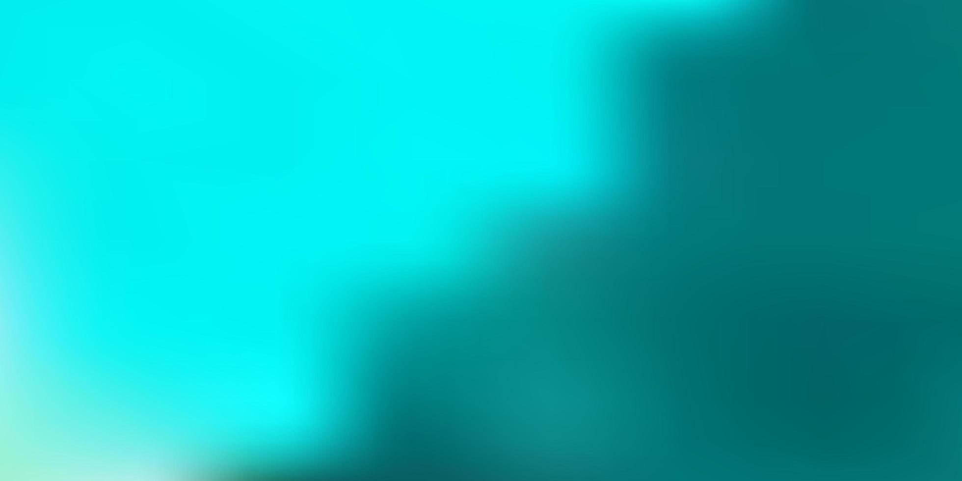 Light blue, green vector abstract blur template.