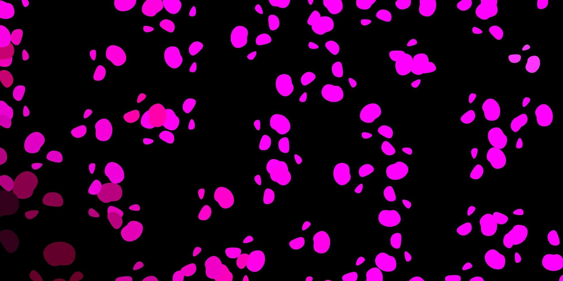 plantilla de vector de color rosa oscuro con formas abstractas.