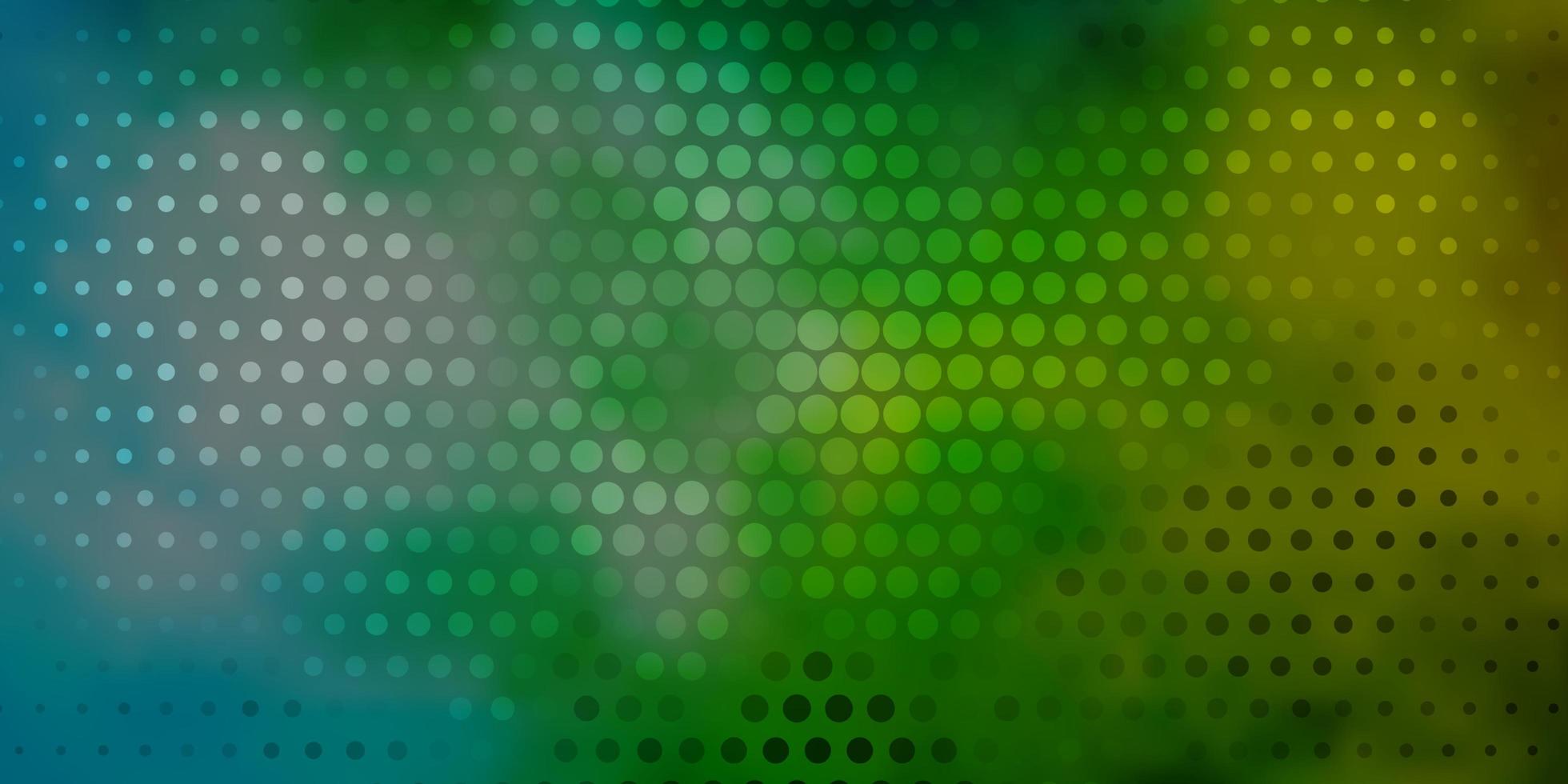 textura de vector azul claro, verde con discos.