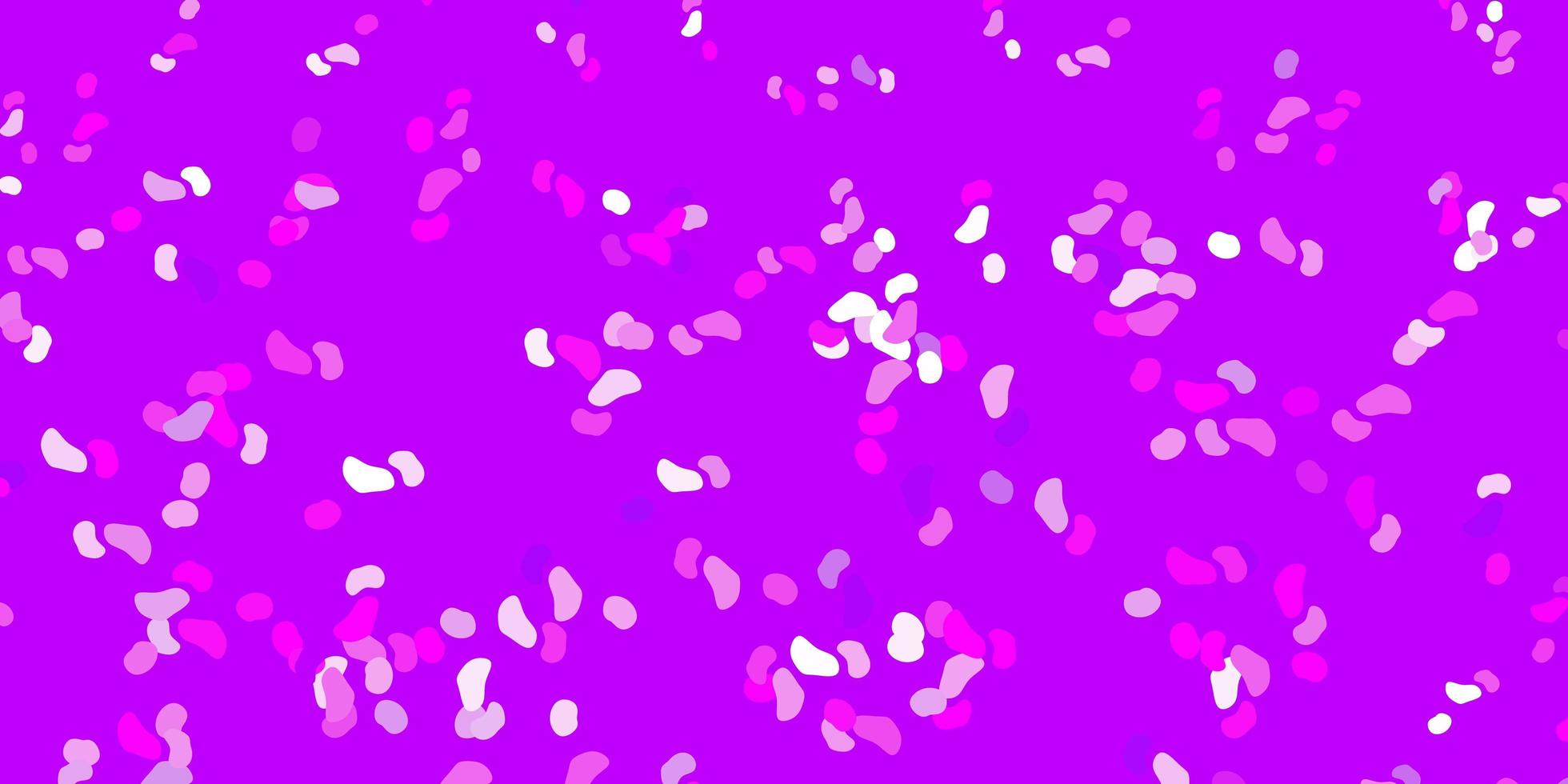 Light purple vector pattern with abstract shapes.