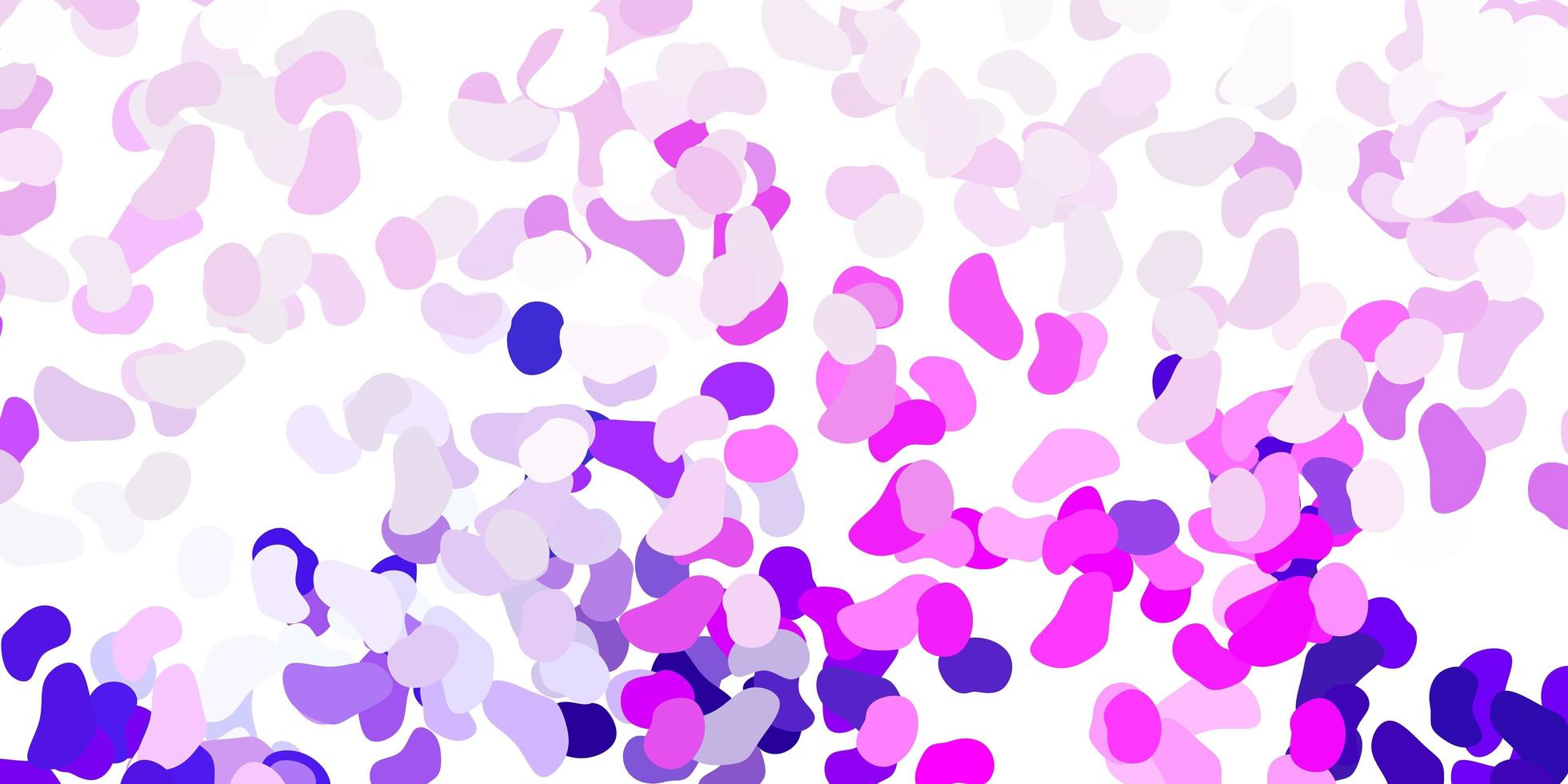 Light pink vector pattern with abstract shapes.
