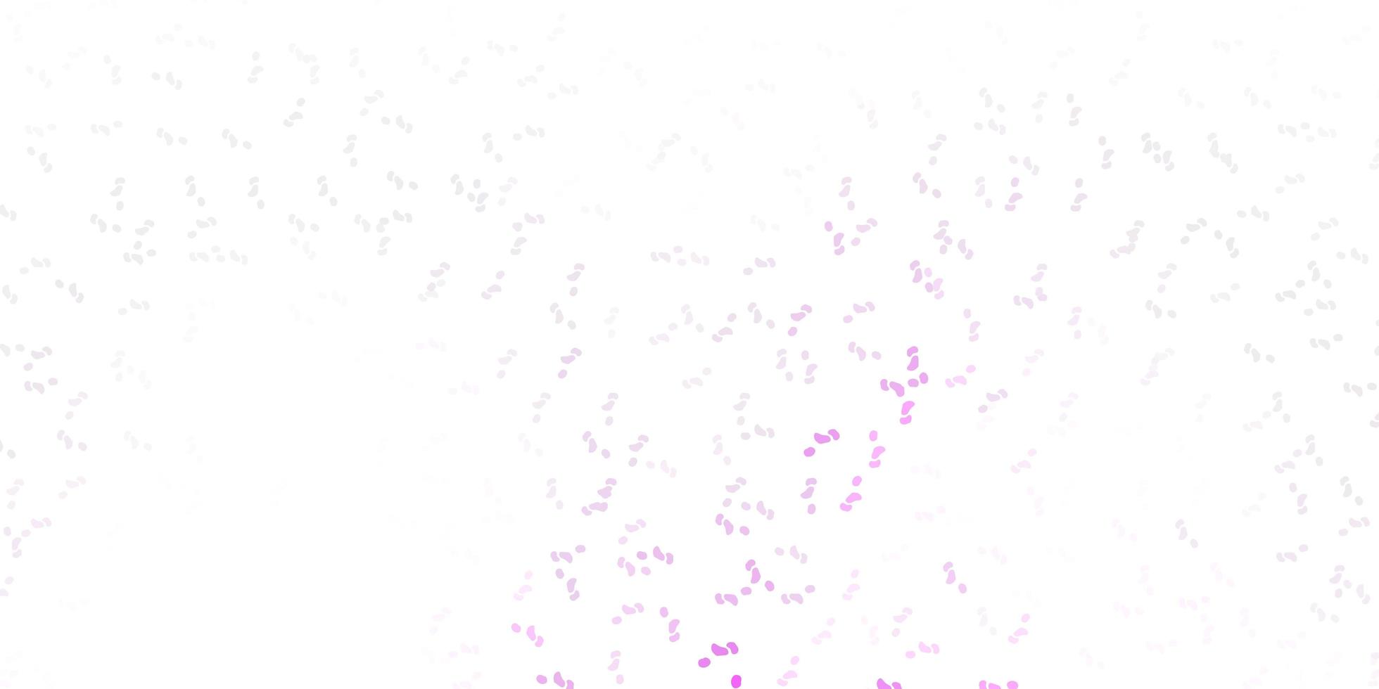 Light purple vector pattern with abstract shapes.