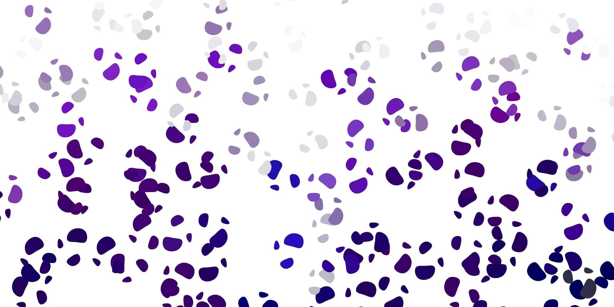 Light purple vector pattern with abstract shapes.