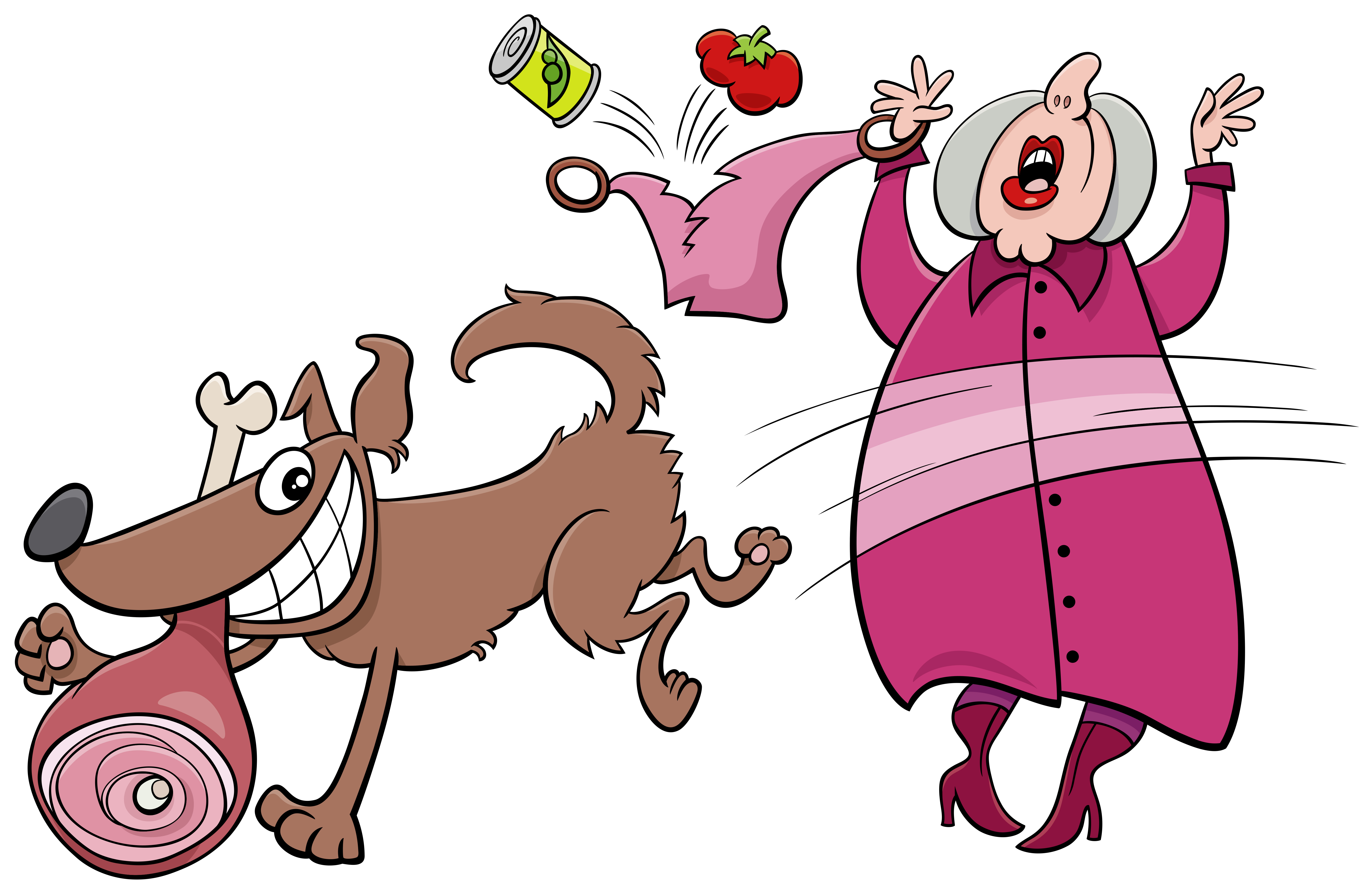 cartoon naughty dog stealing ham from an old lady 1945169 Vector Art at Vecteezy cartoon naughty dog stealing ham from an old lady 1945169 Vector Art at Vecteezy