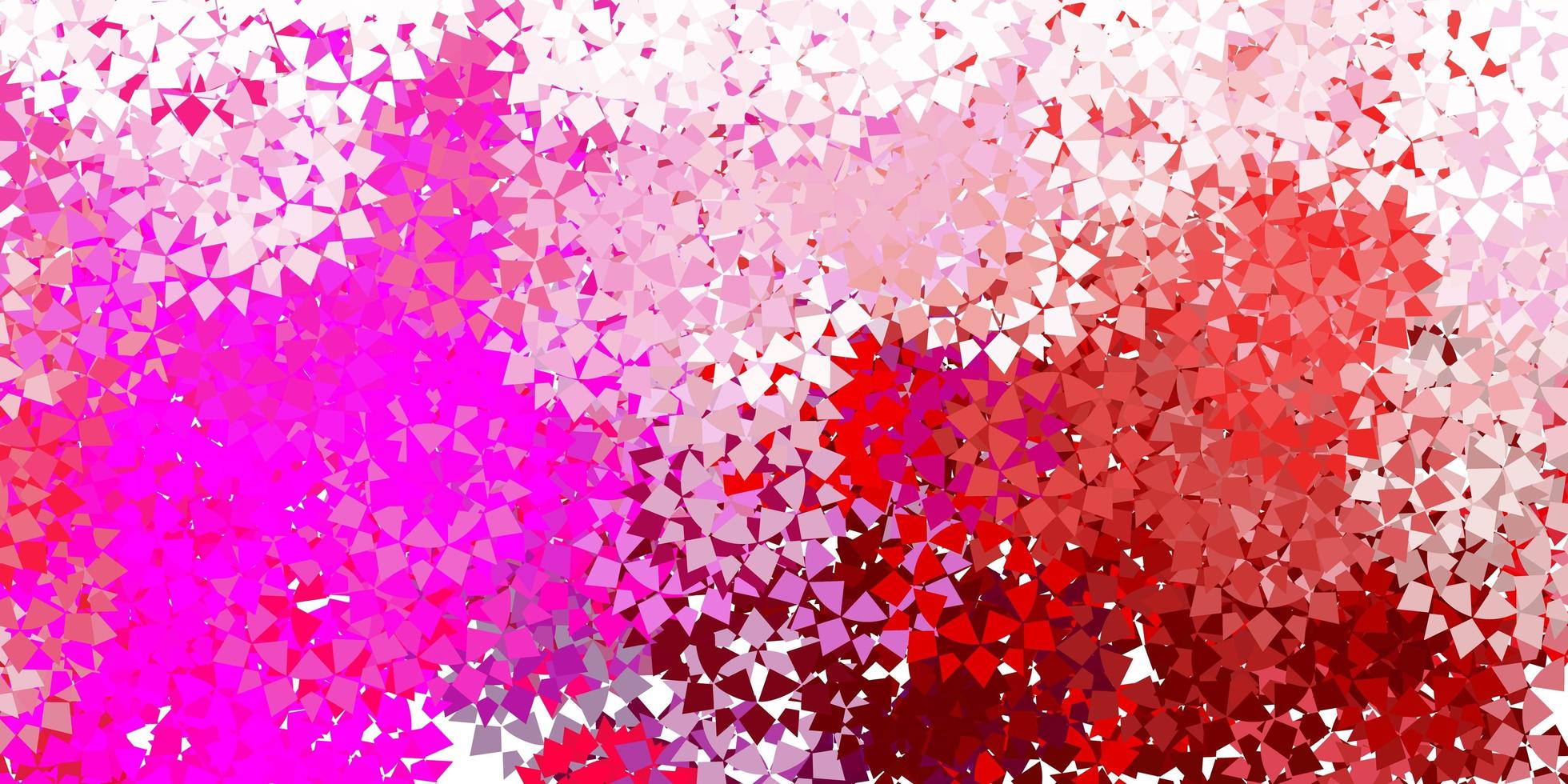 Light blue, red vector texture with triangular style.