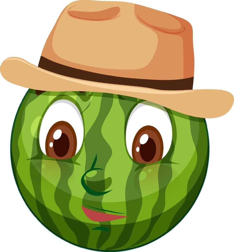 Watermelon cartoon character with facial expression 1945504 Vector Art at  Vecteezy