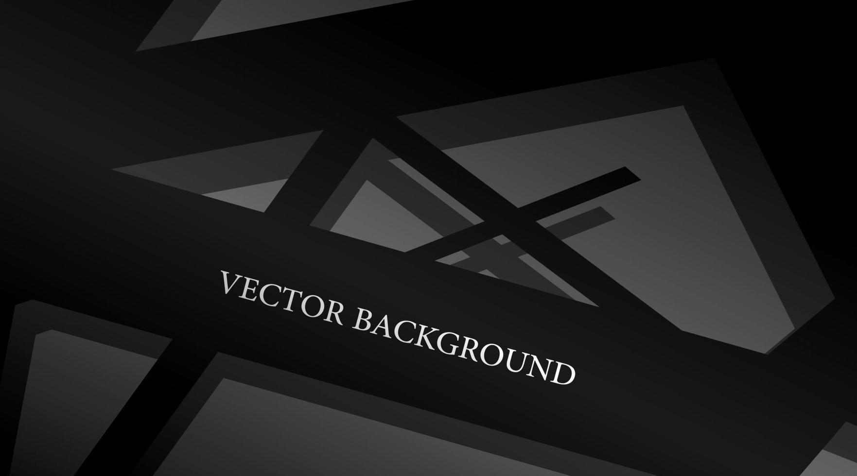 diseño de material vectorial. fondo abstracto con color negro y sombras claras vector