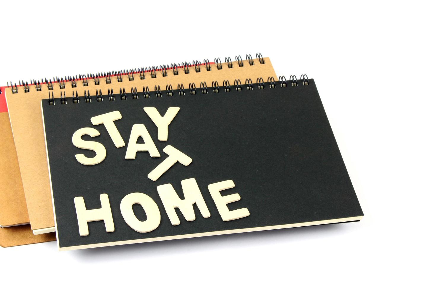 Stay at home on notebooks photo