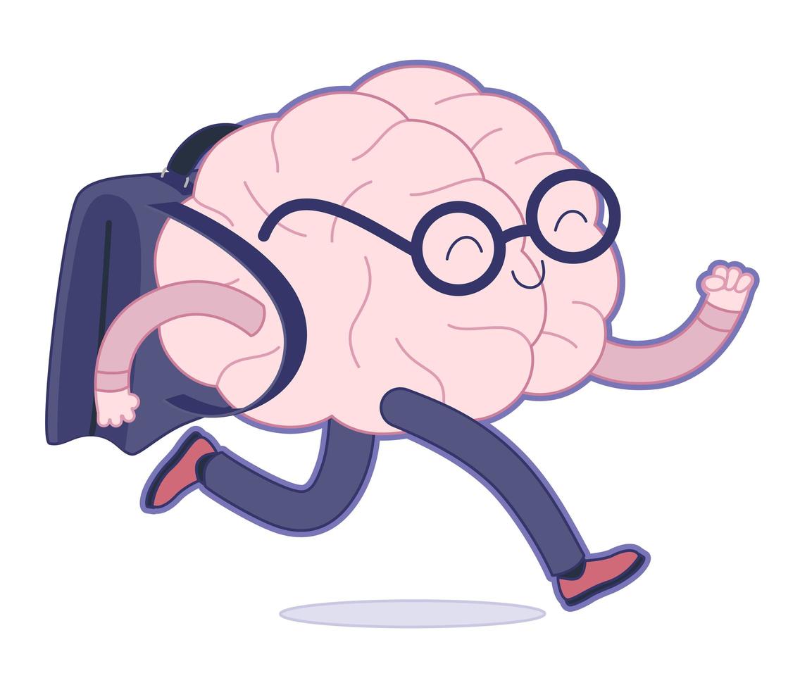 Back to school, Brain collection vector