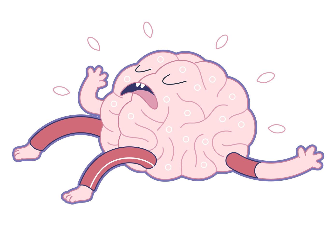 Exhausted, Brain collection vector