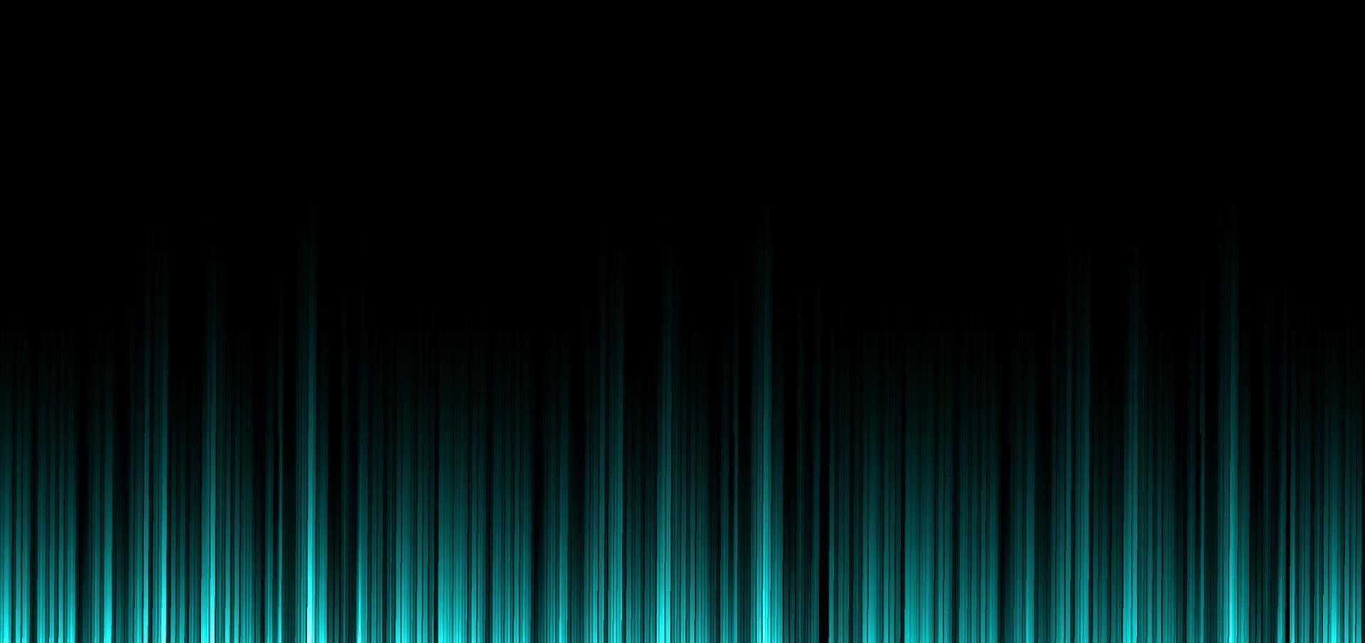 Abstract green mint stripe vertical lines light on black background. vector