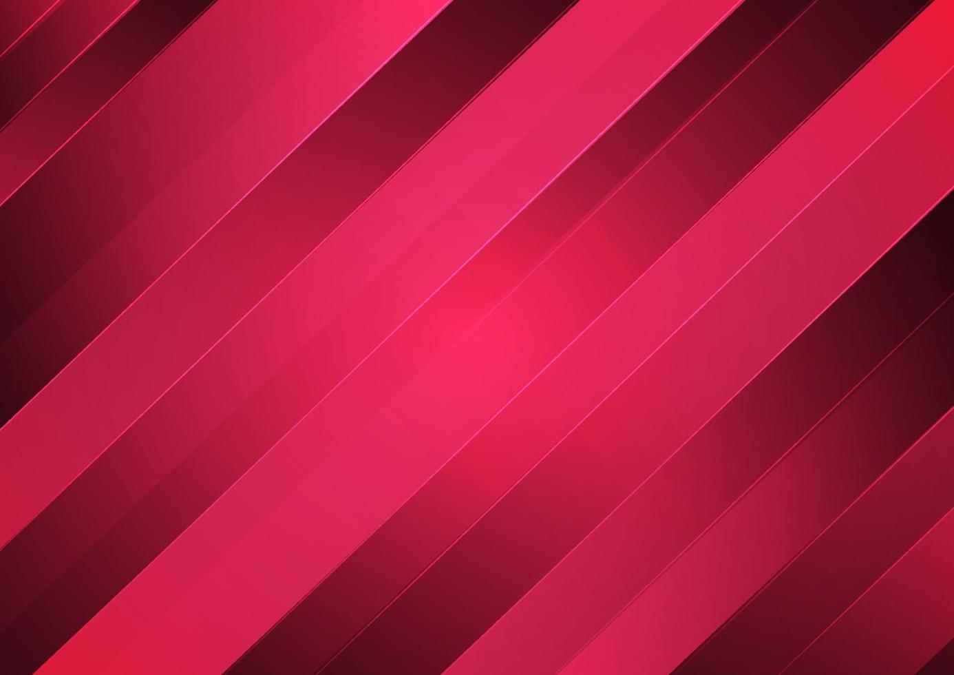 Fondo degradado rojo diagonal geométrico abstracto. vector