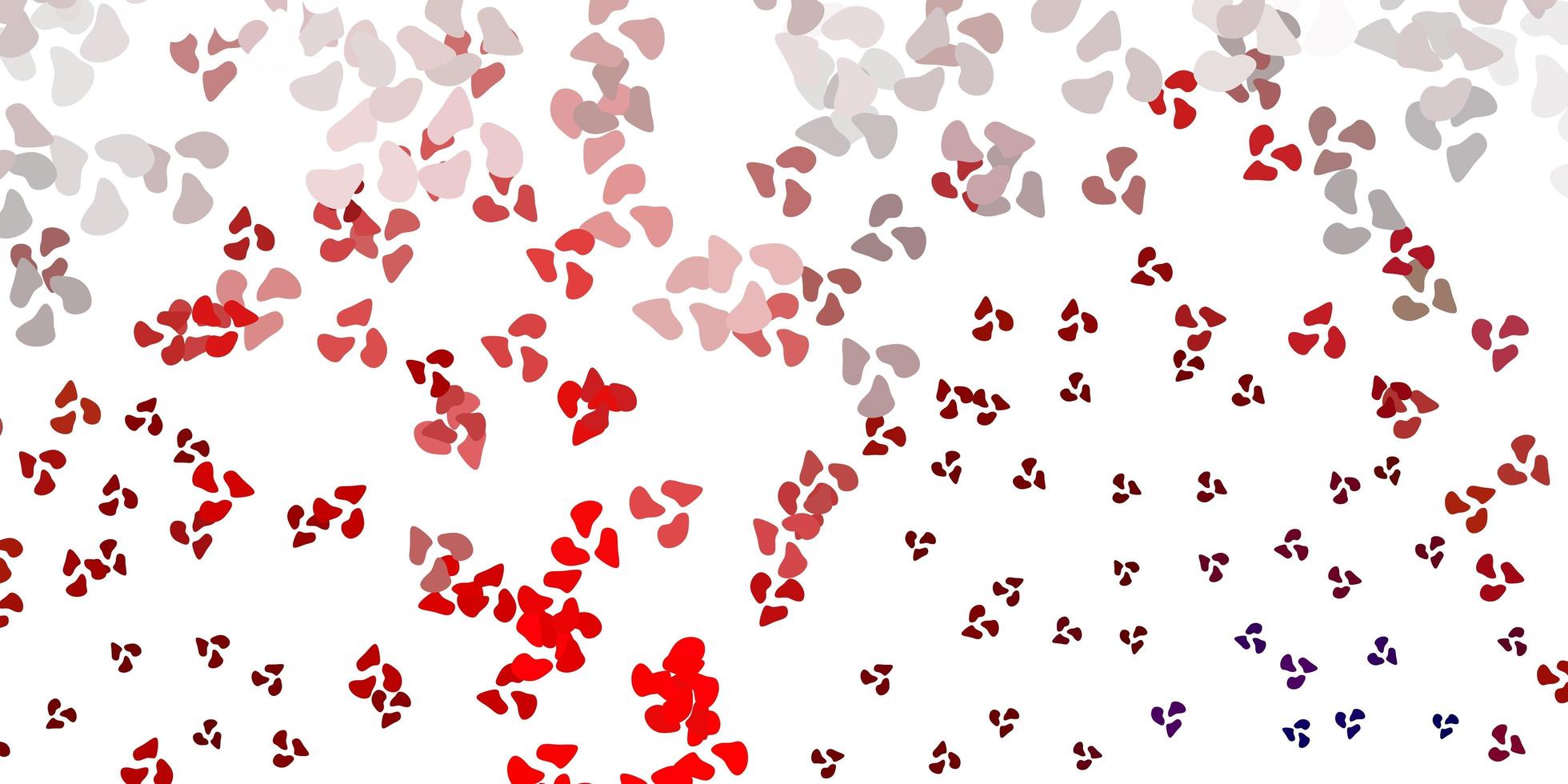 Light red vector template with abstract forms.