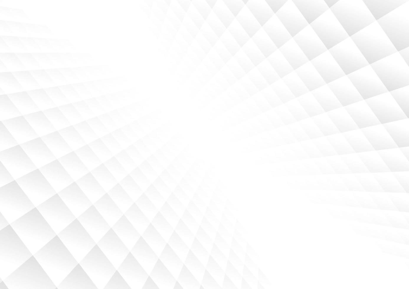 El fondo de patrón cuadrado geométrico abstracto con perspectiva de formas blancas se puede utilizar en el folleto del sitio web de carteles de diseño de portada. vector