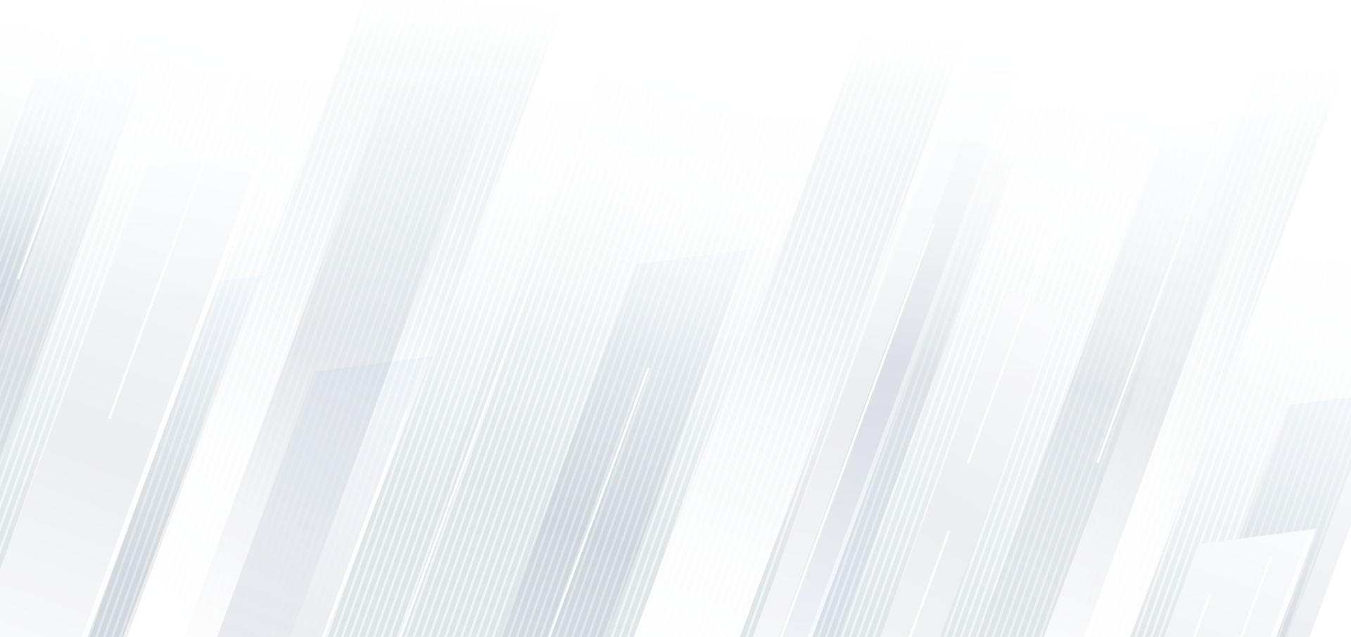 Abstract geometric white and gray diagonal lines background. vector