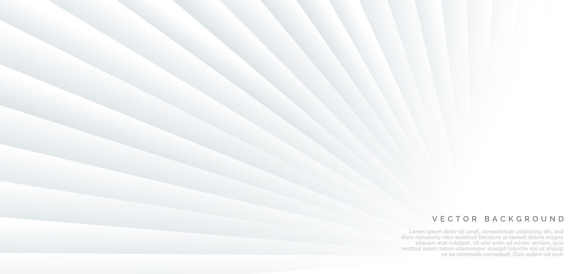 Abstract banner diagonal white perspective background. vector