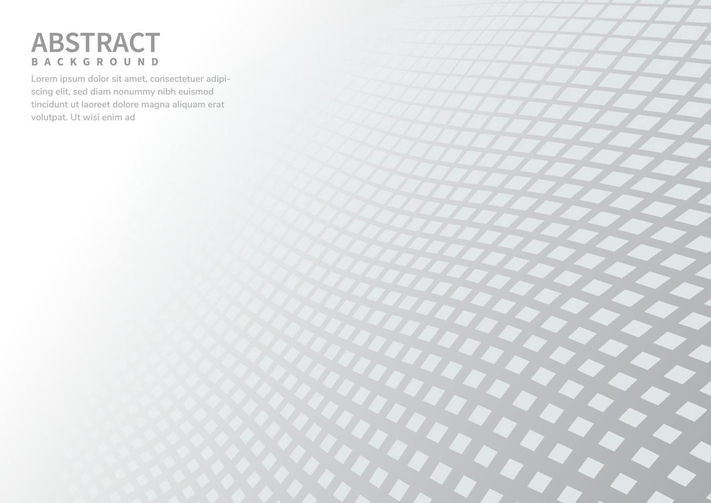 Abstract geometric square pattern background with white shapes perspective can be used in cover design  poster  website  flyer. vector