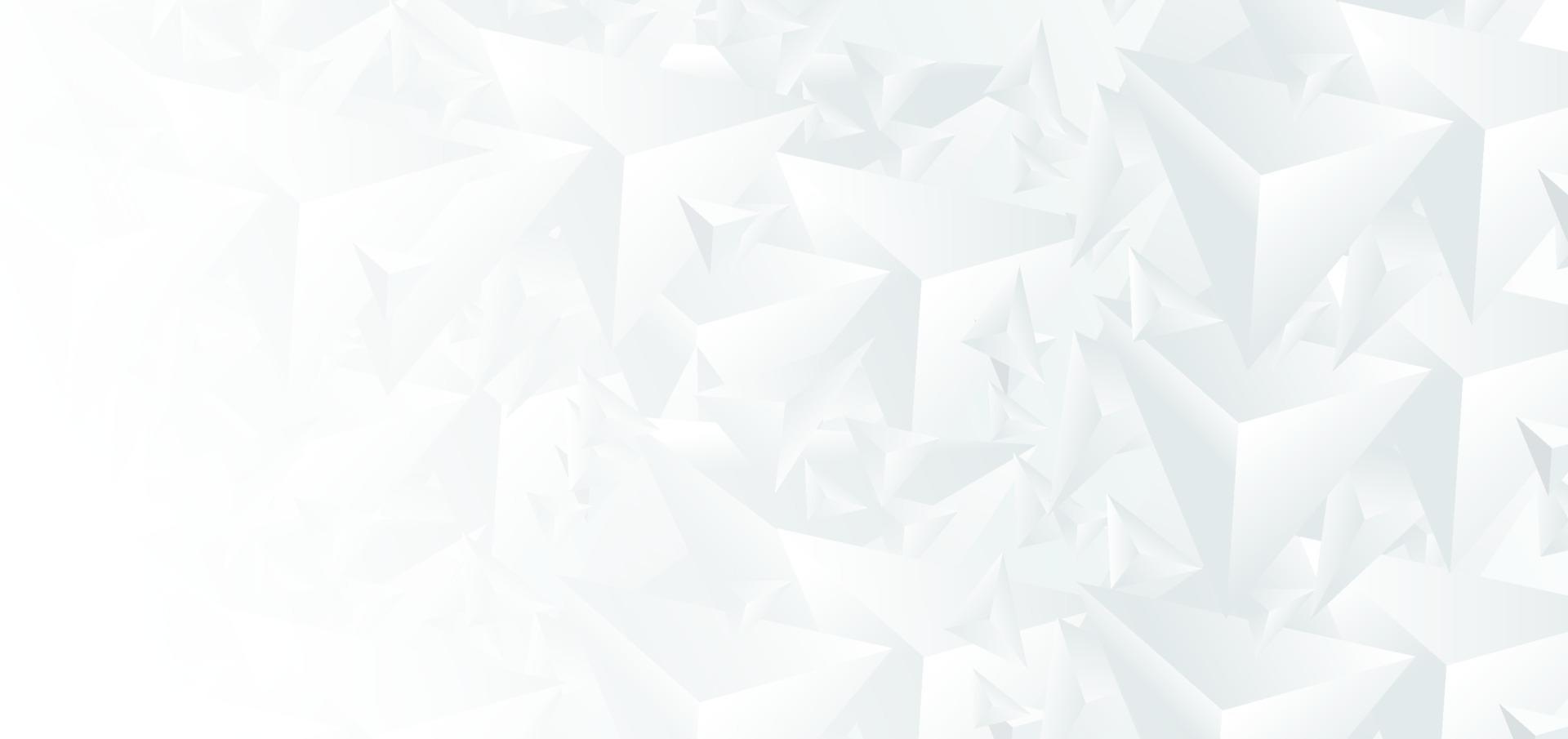 Abstract template white geometric polygonal background. vector