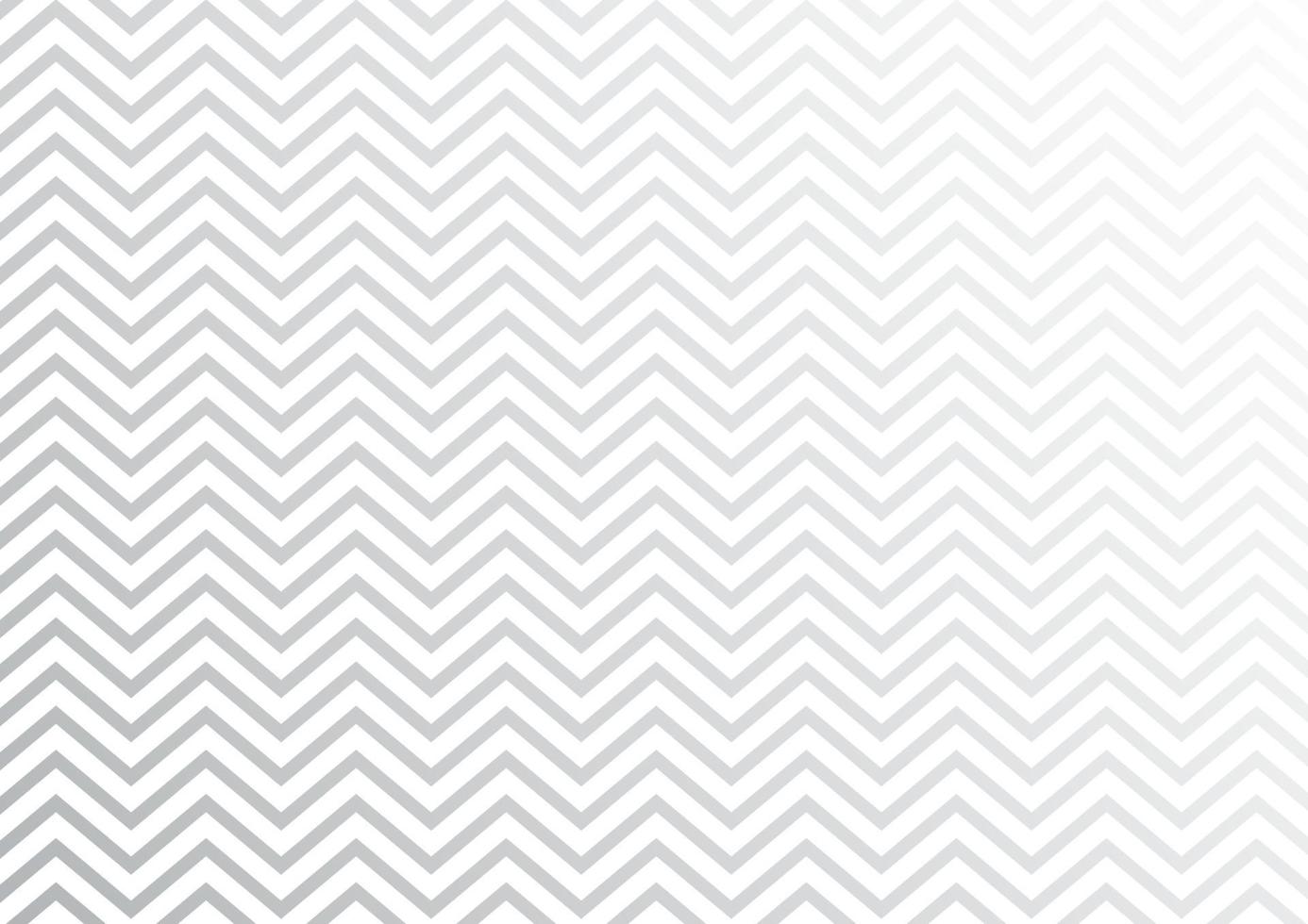 Patrón de línea en zig zag blanco transparente abstracto sobre fondo gris. vector