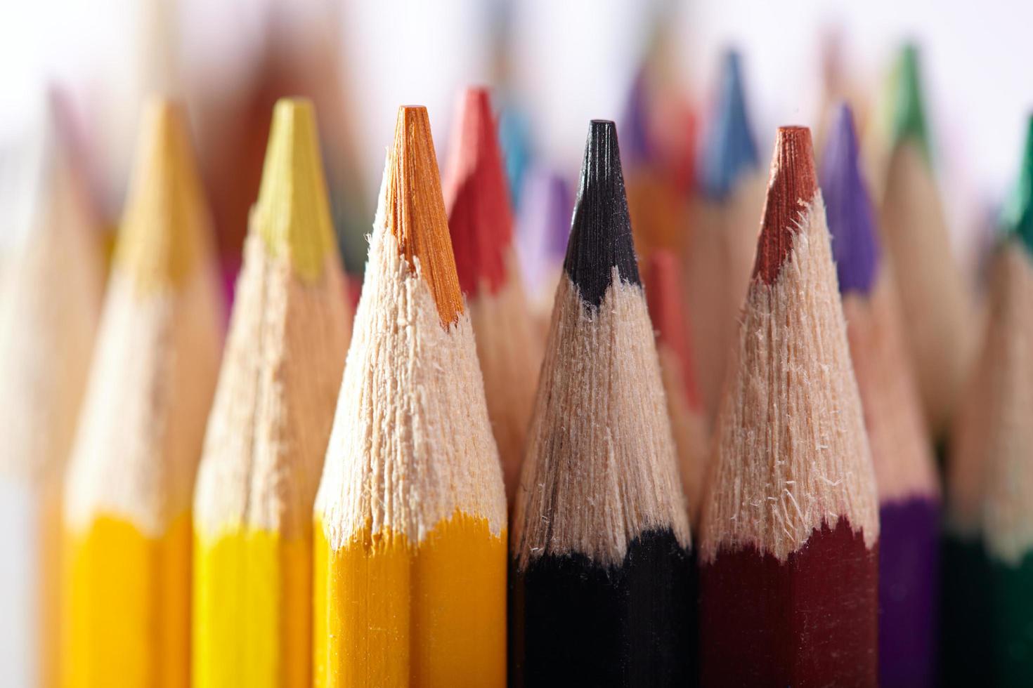 Color pencil close-up photo