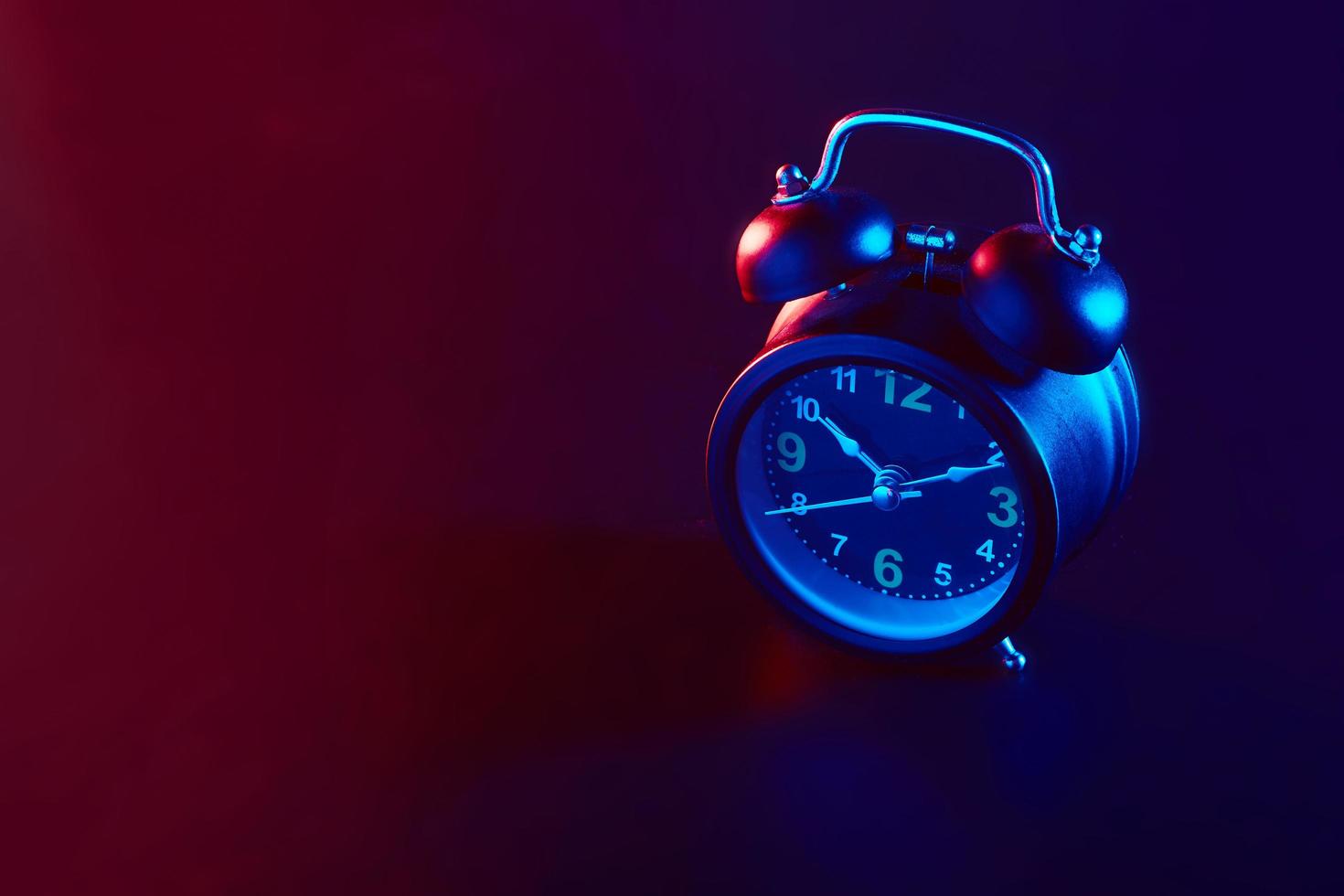 Alarm clock glowing photo