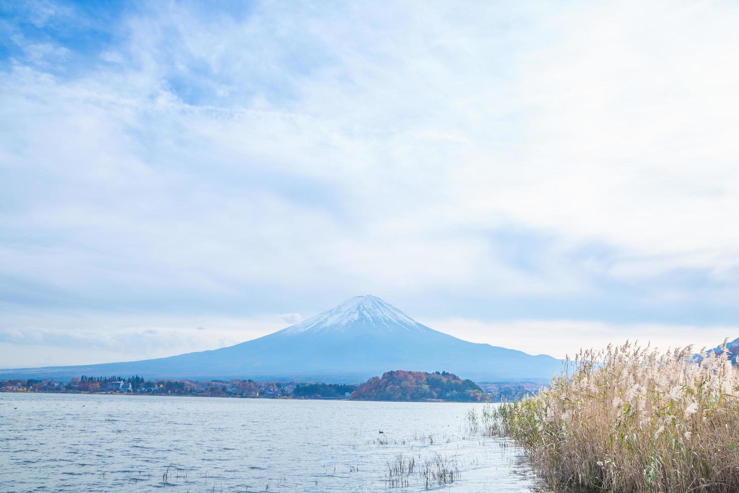 Mount Fuji in Japan in daylight photo