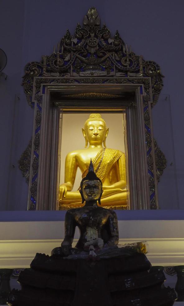 Thai Buddhist statue in a temple photo