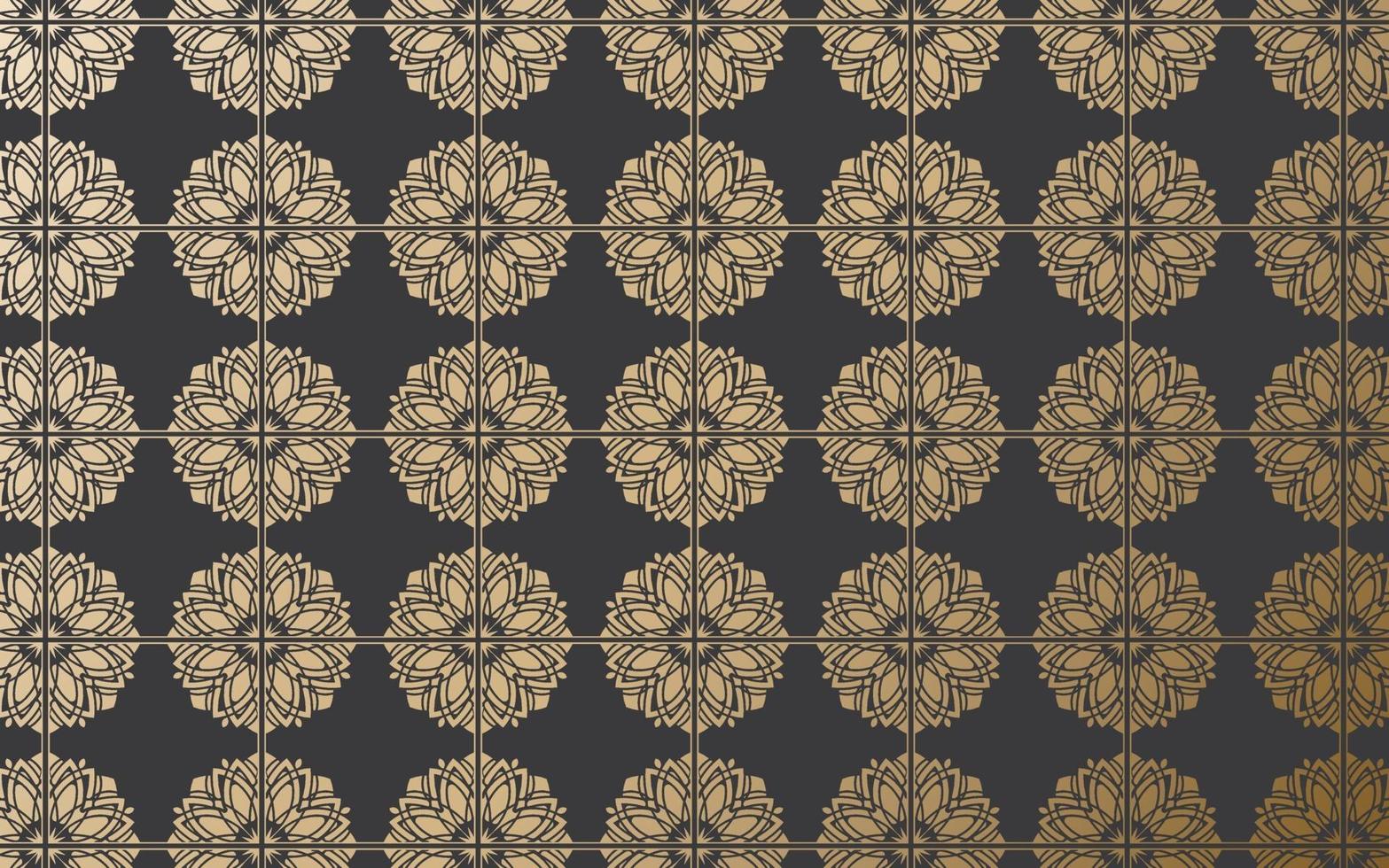 Luxury geometric ornament pattern vector