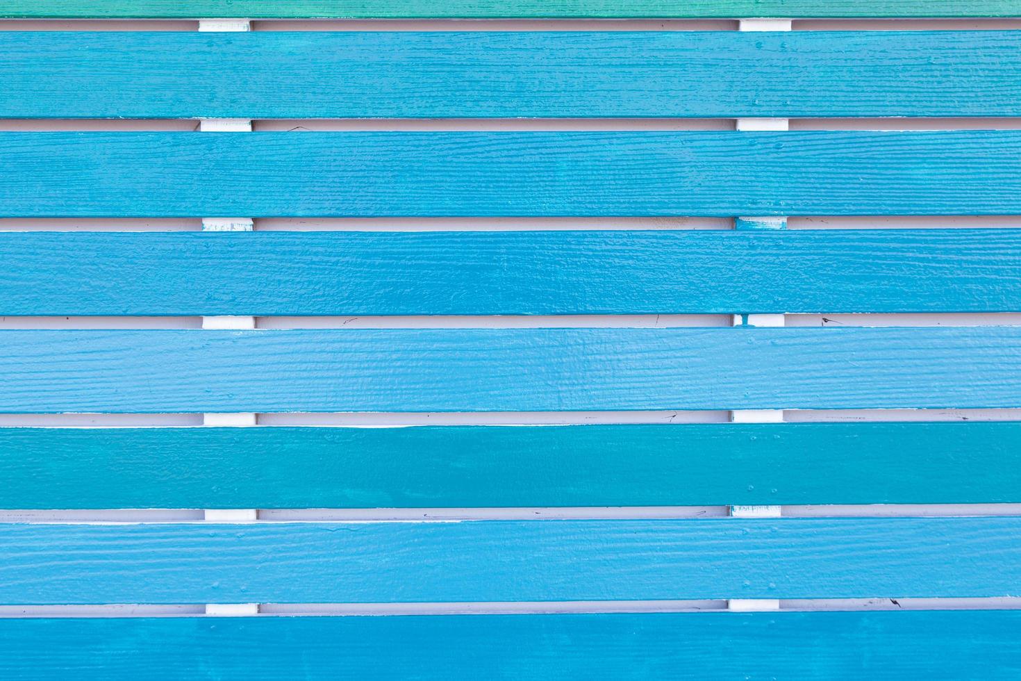 Blue wooden balcony photo