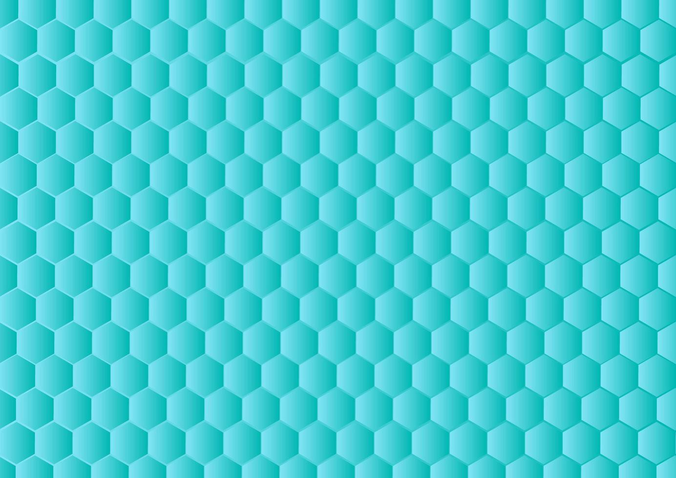 gradiente de fondo hexagonal. Fondo azul abstracto con patrón hexagonal. vector