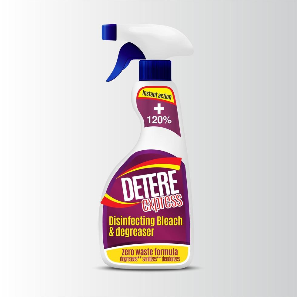 Download Detergent Cleaner Bleach Degreaser Laundry Detergent Bottle Label Toilet Or Sink Cleaner Creative Packaging Design Template Mock Up Design Vector Illustration 1947938 Vector Art At Vecteezy