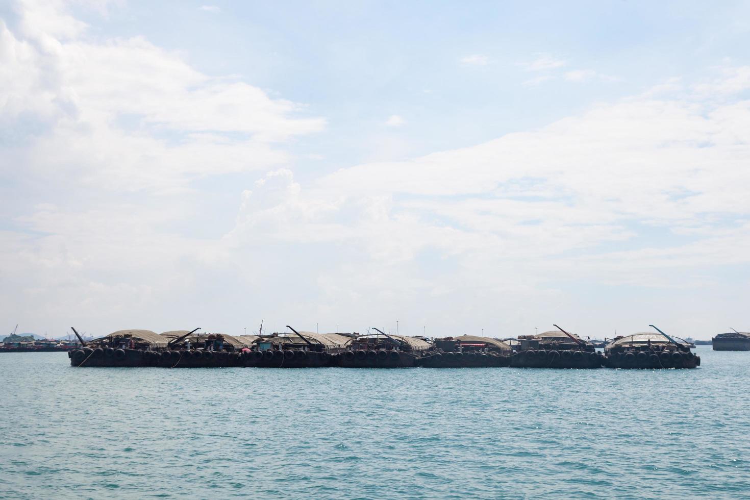 Ships on the sea photo