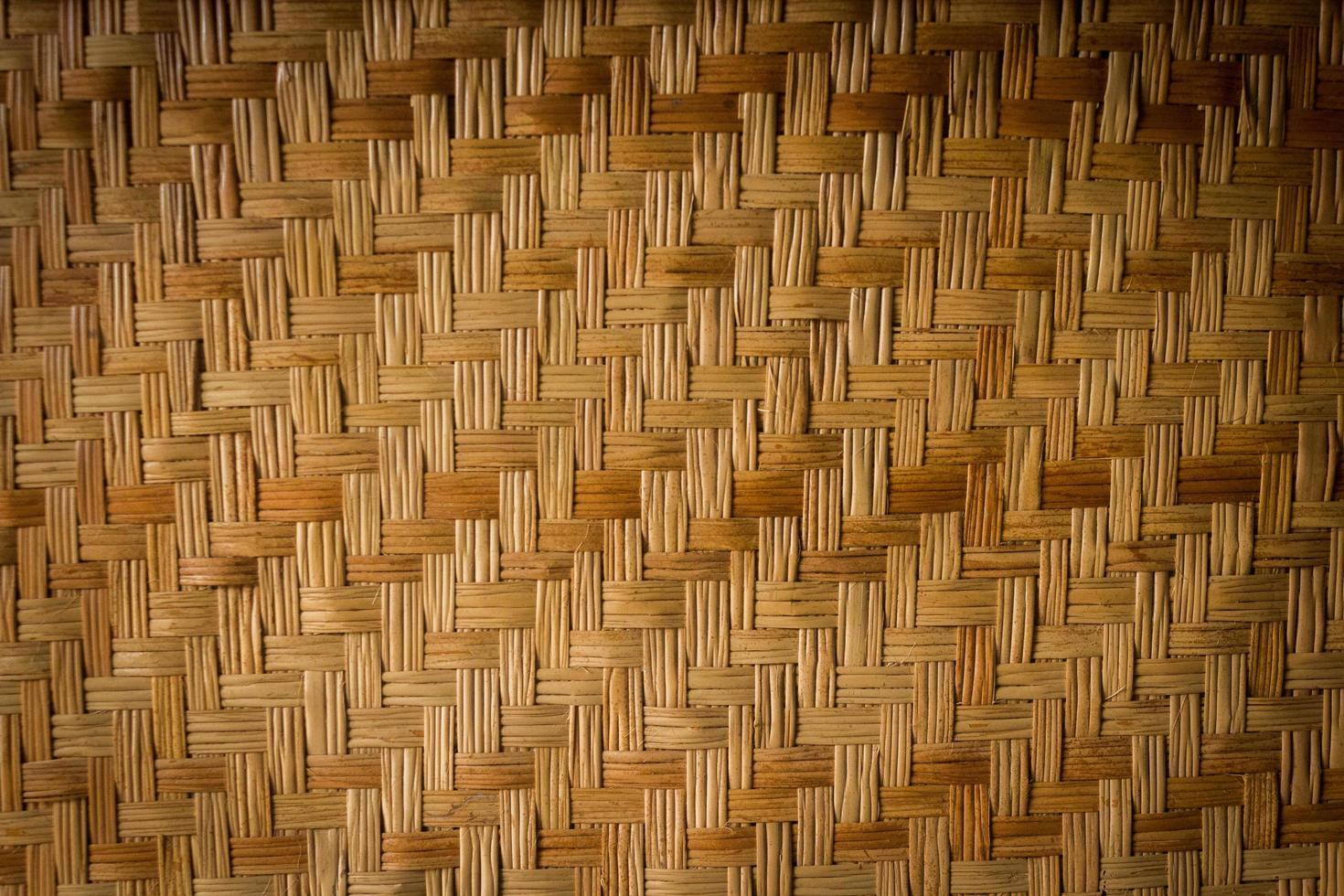 Woven bamboo for texture or background photo