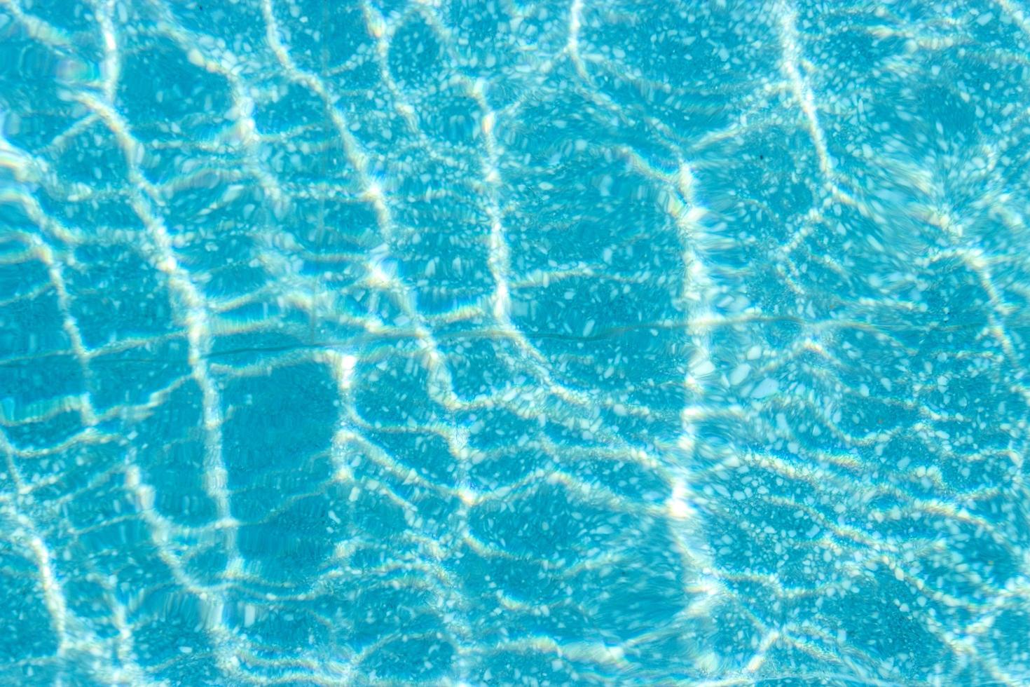Close-up of blue swimming pool floor for texture or background photo