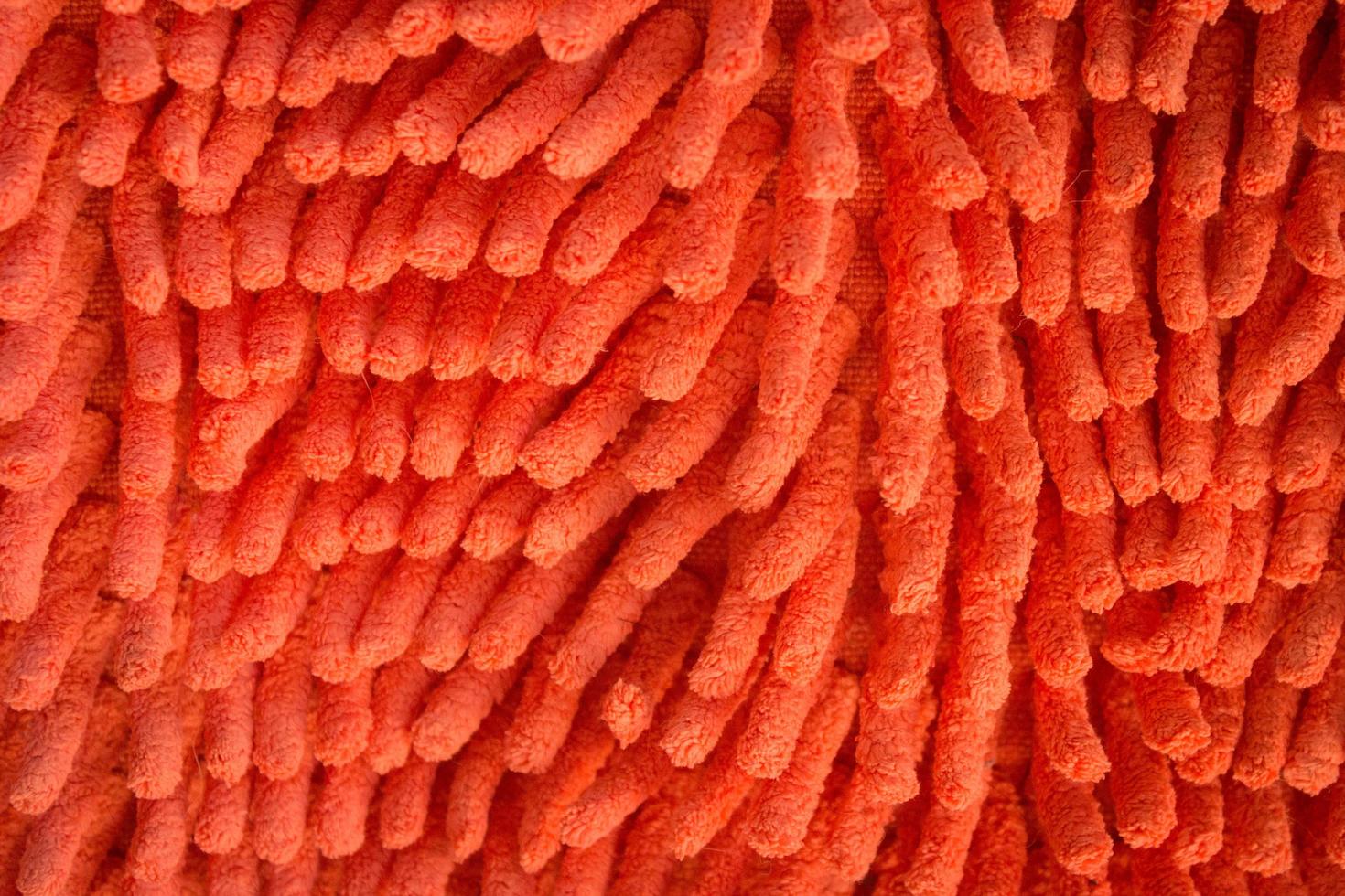 Close-up de toalla roja para textura o fondo foto