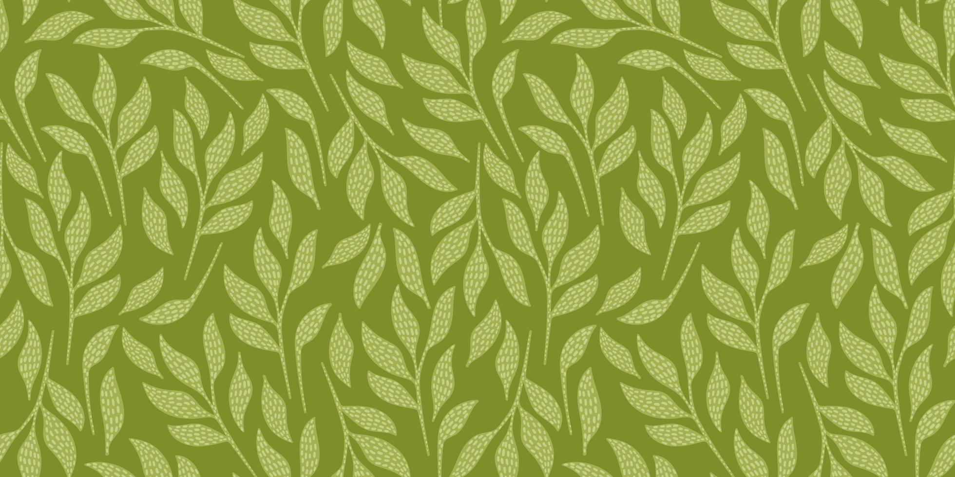 Artistic seamless pattern with abstract leaves. Modern design for paper, cover, fabric, interior decor and other. vector