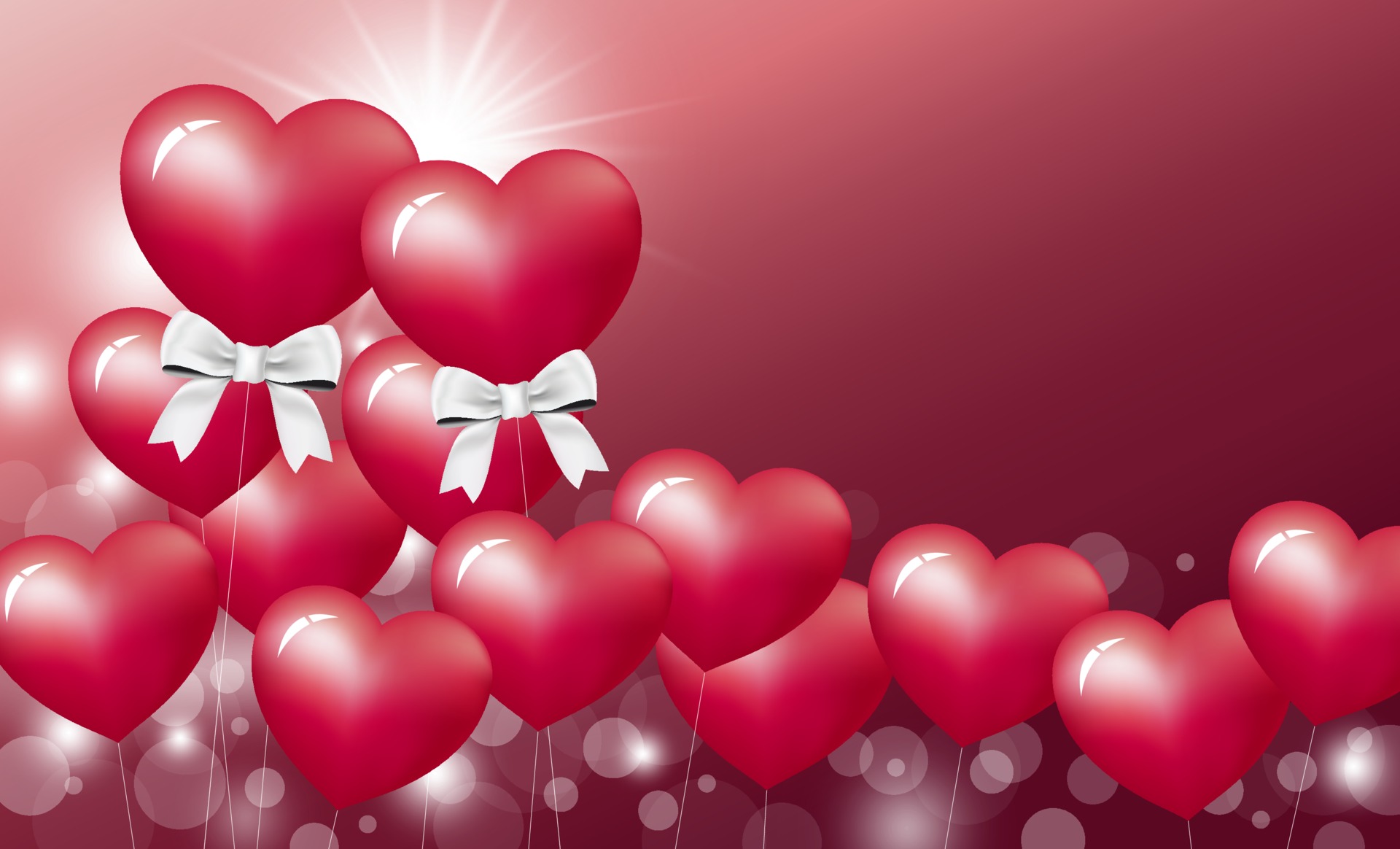 Uit Asser garage Love concept design of heart balloon on red background Valentine's day and  wedding vector illustration 1948779 Vector Art at Vecteezy