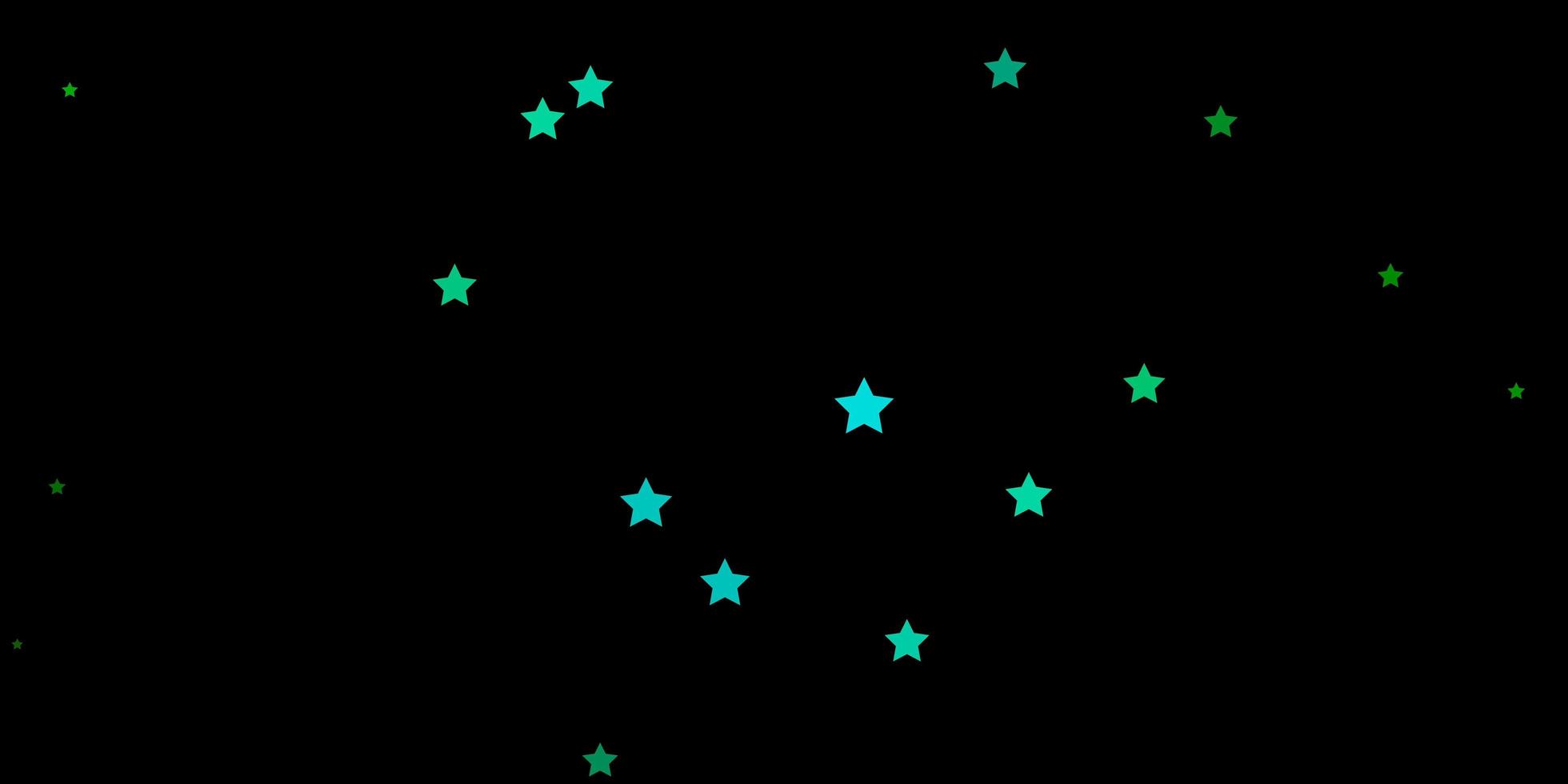 Dark Blue, Yellow vector template with neon stars.